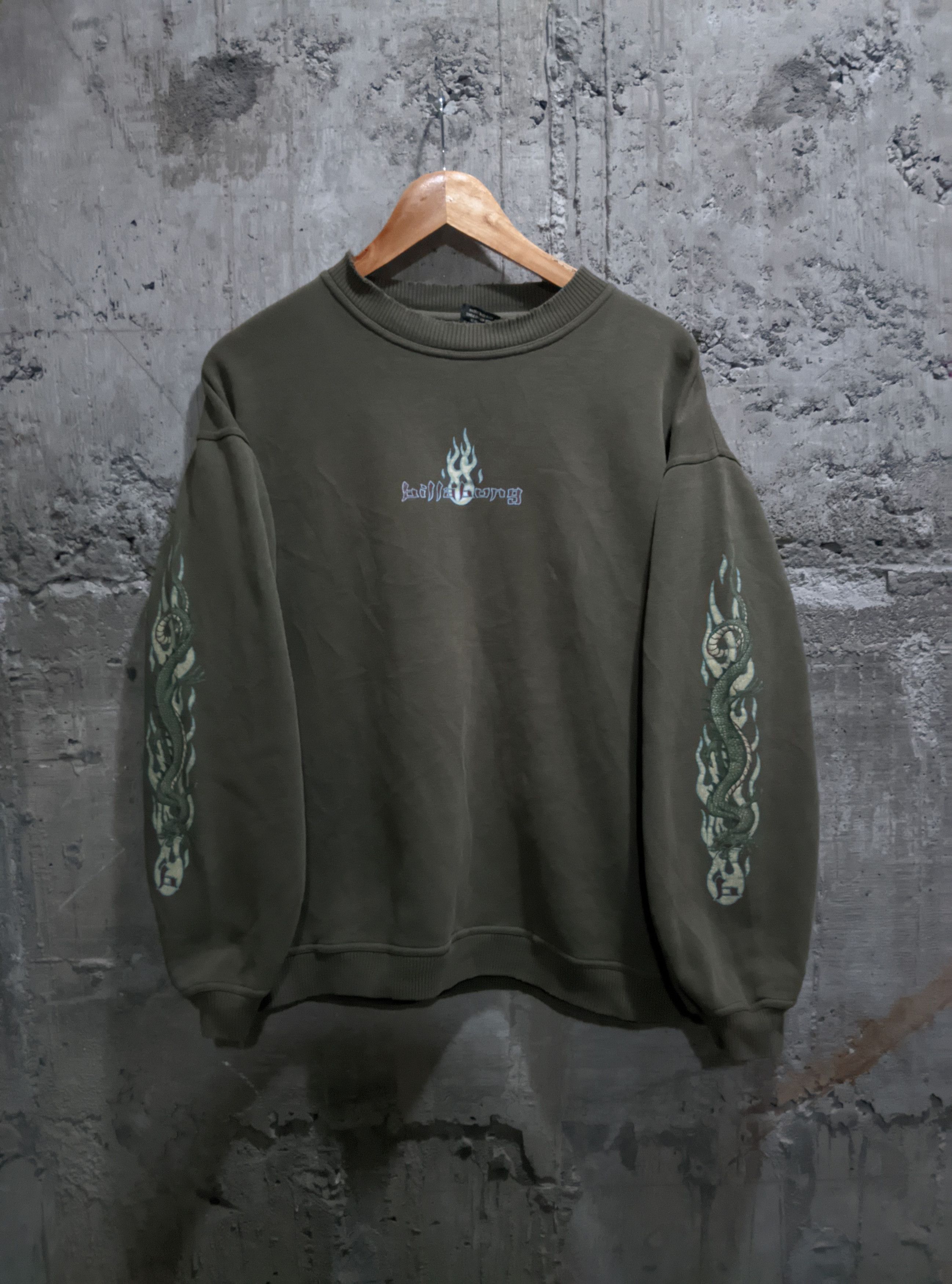 Billabong Vintage 90s billabong flame sleeves distressed surf grunge Size US L / EU 52-54 / 3 - 1 Thumbnail