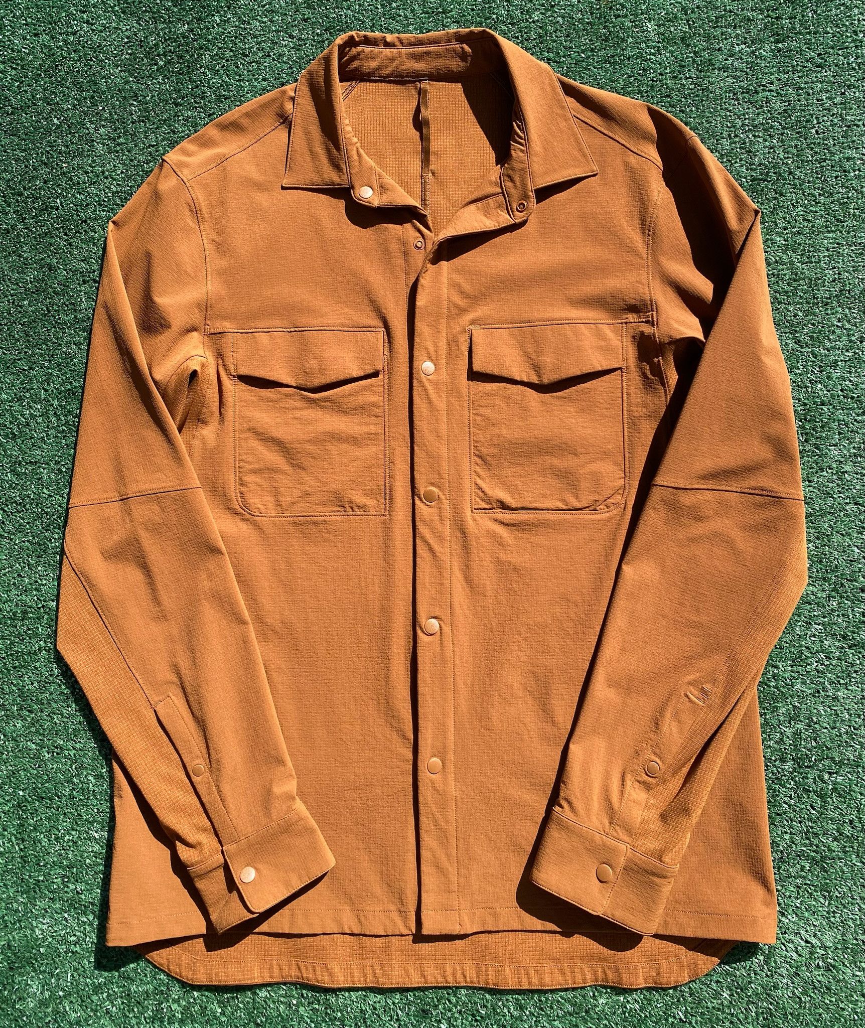 Lululemon Lululemon Double Pocket Copper Long Sleeve Overshirt Medium Size US M / EU 48-50 / 2 - 1 Thumbnail