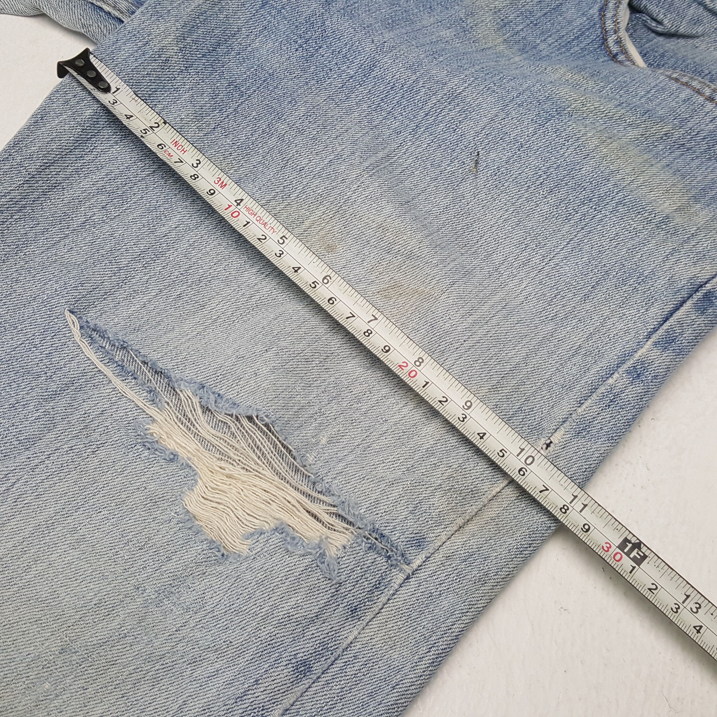 Levi's × Vintage Vintage LEVI'S Kurt Cobain Distressed Style Denim Jeans Size US 32 / EU 48 - 11 Thumbnail