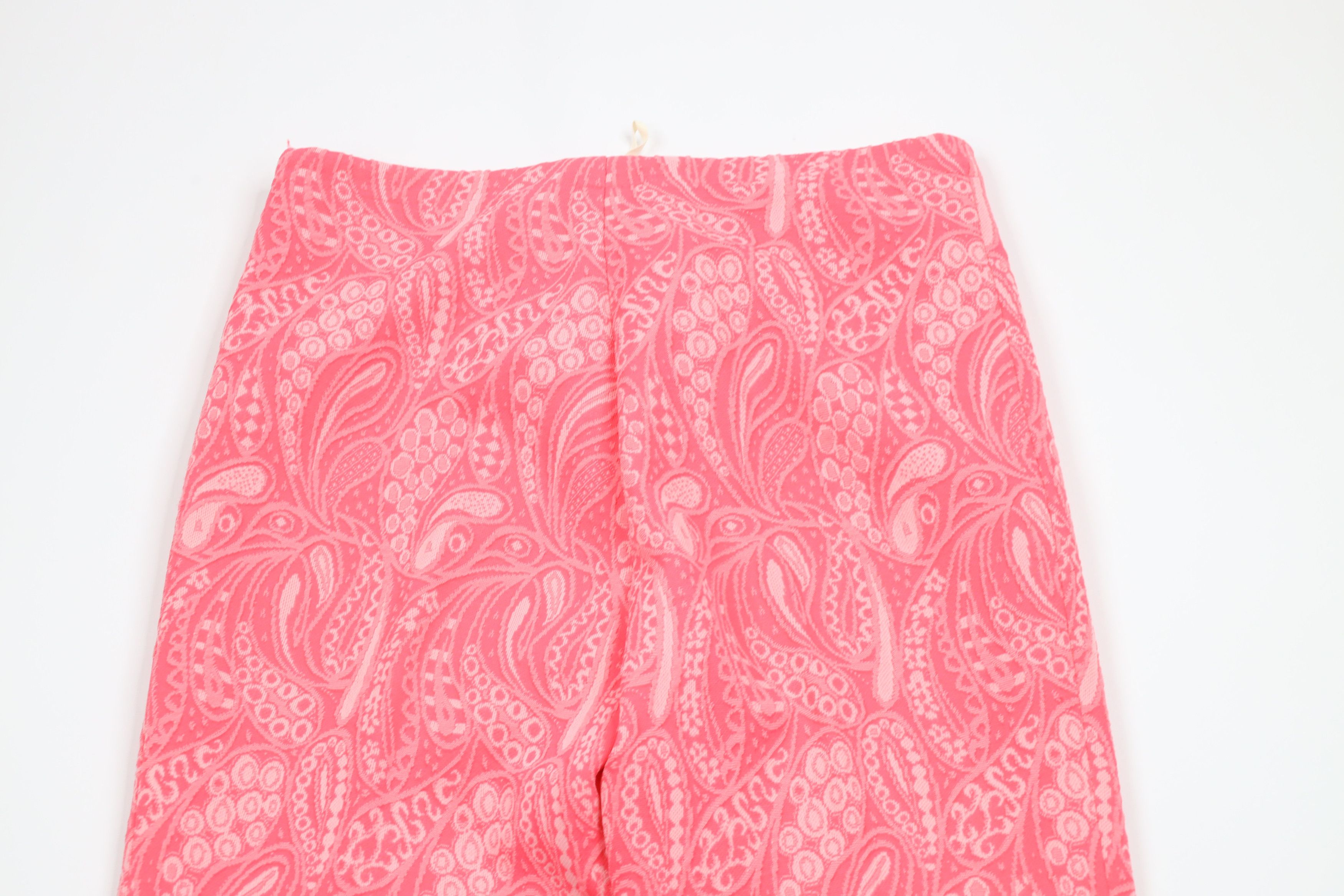 Vintage Vintage 70s 3 Piece Paisley Knit Skirt Bell Bottoms Suit Size XL / US 12-14 / IT 48-50 - 21 Thumbnail