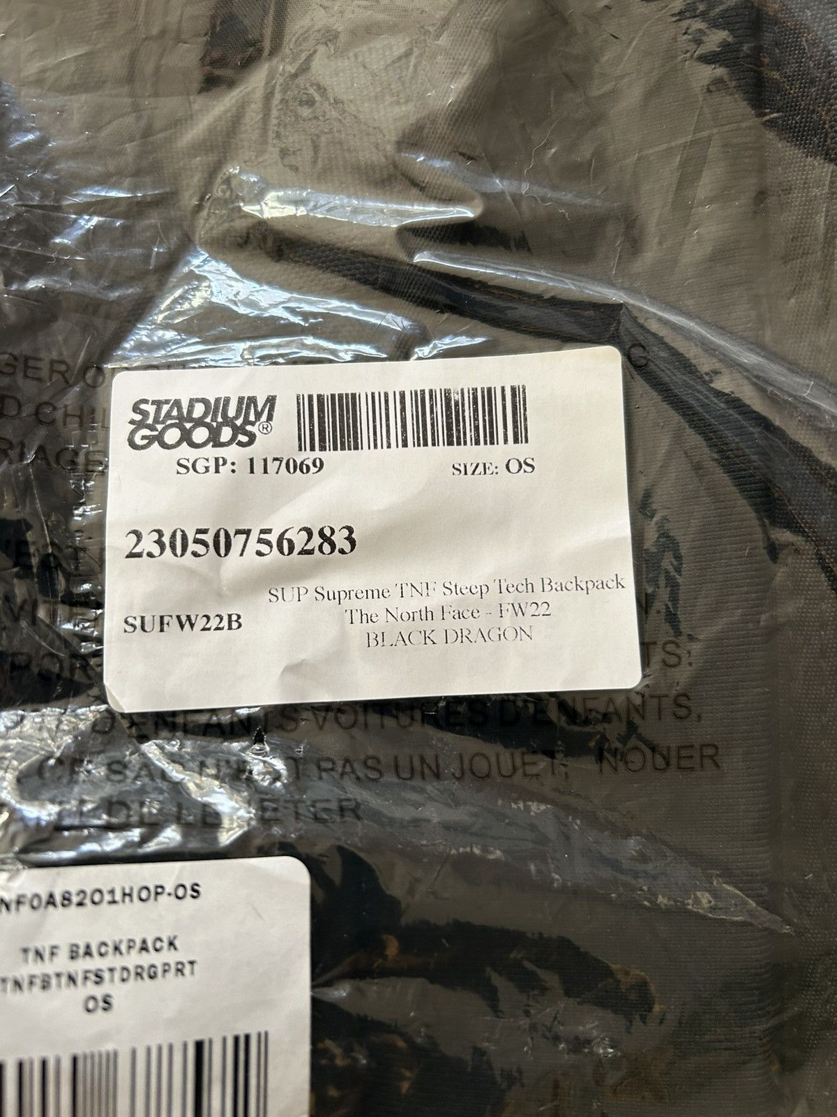 Supreme × The North Face Supreme The North Face Steep Tech Backpack Black Dragon FW22 Size ONE SIZE - 16 Thumbnail