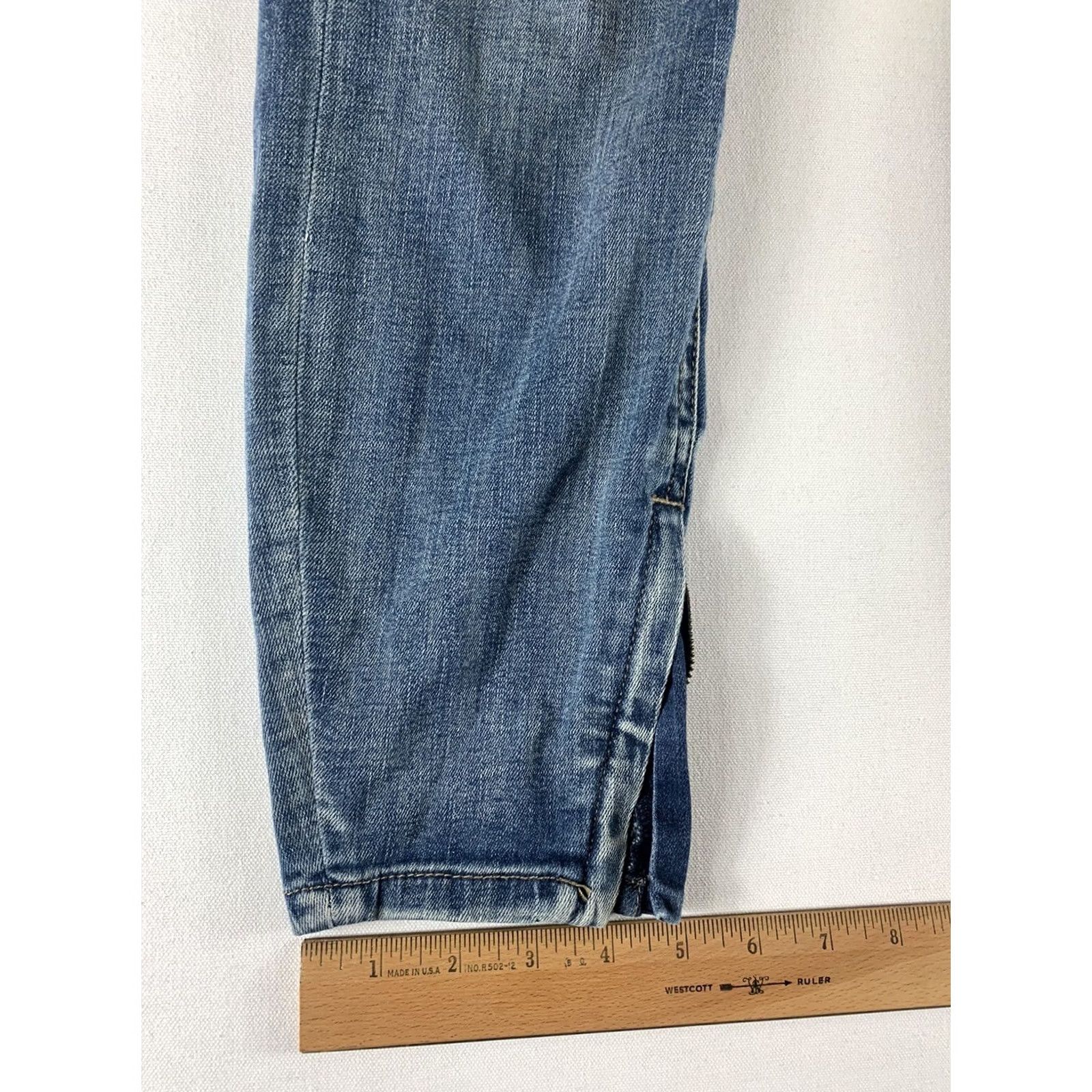 Pistola Pistola Jeans Women Size 29 Blue Zip Ankle Fit Regular Style Size 29" - 3 Thumbnail