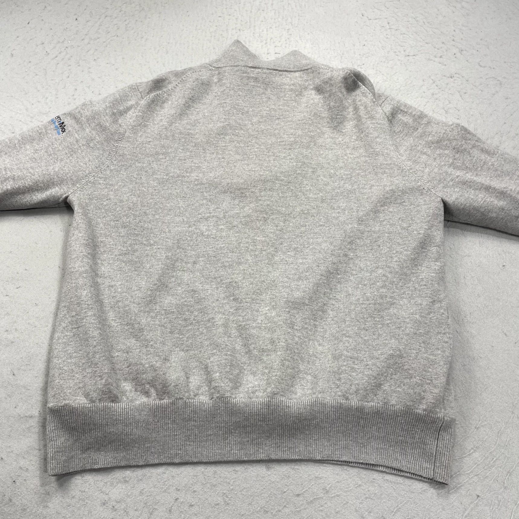 Vintage Fairway & Greene Golf Sweater Mens Large Gray 1/4 Zip Troon North Merino Wool Mock Neck Pullover Size US L / EU 52-54 / 3 - 7 Thumbnail
