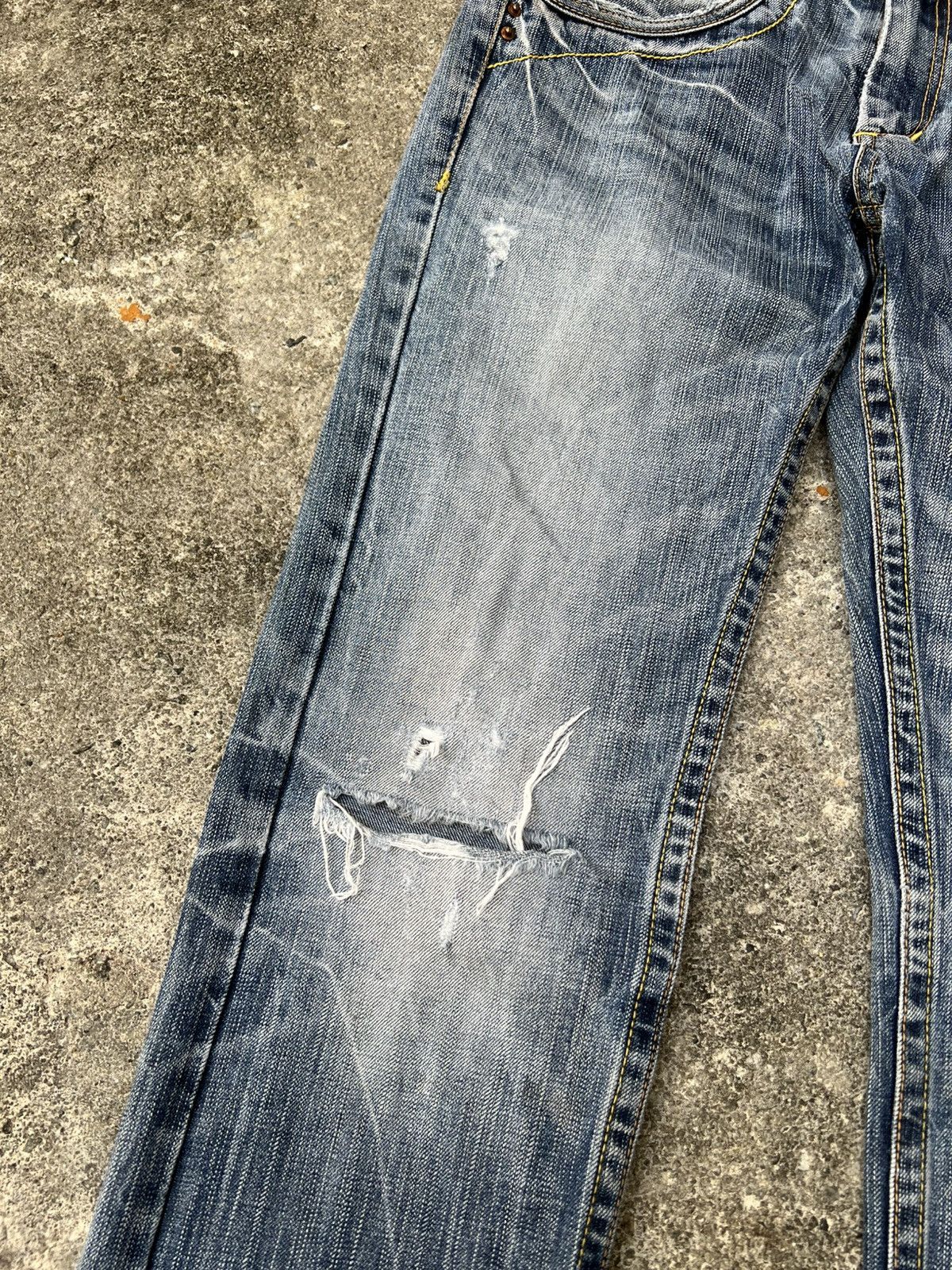 Japanese Brand 💥Studio RP Denim & Co Distress Jean Size US 29 - 9 Thumbnail