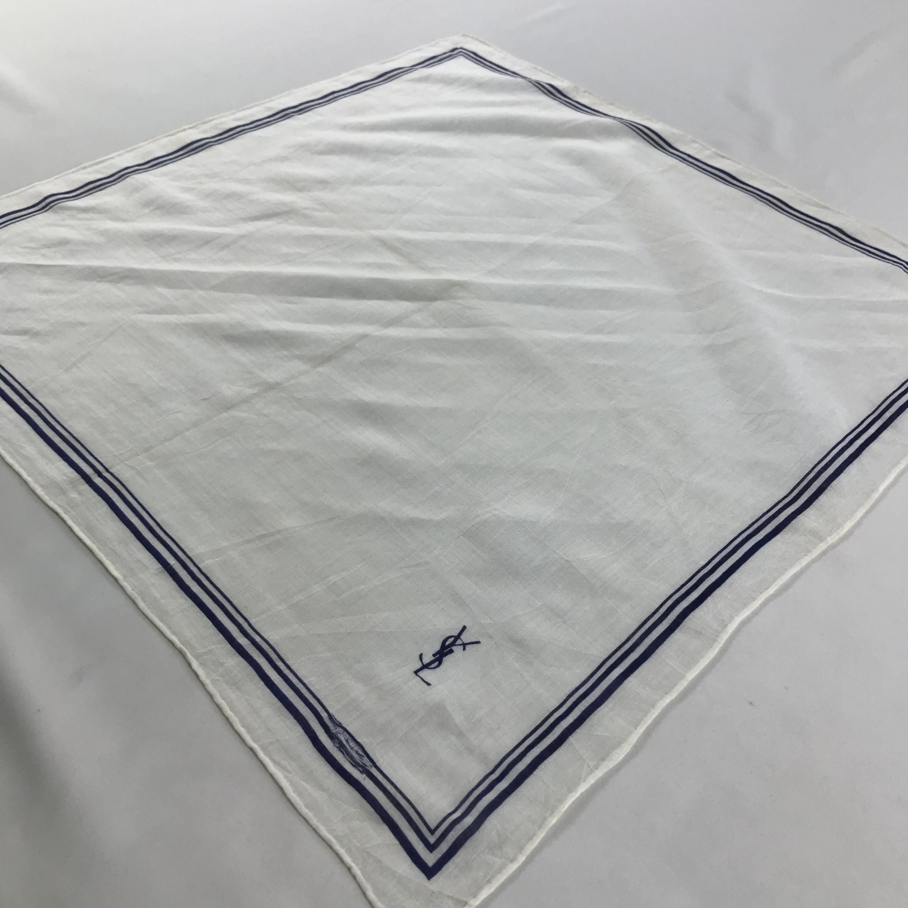 Vintage × Yves Saint Laurent Yves Saint Laurent Bandana / Handkerchief/Neckerchief -S1220 Size ONE SIZE - 2 Thumbnail