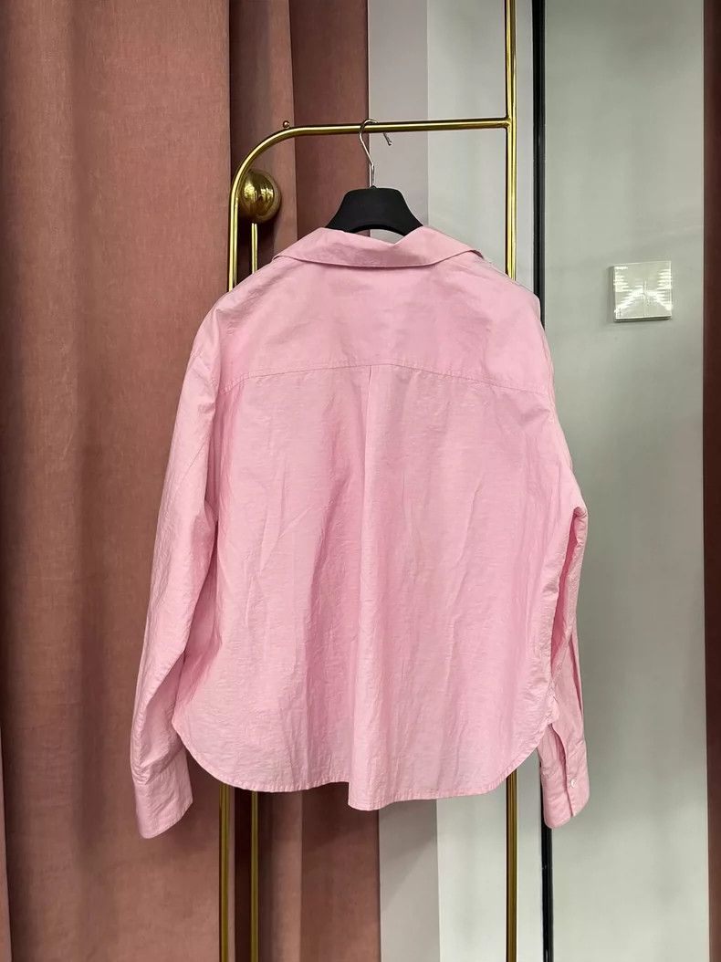 Loewe LOEWE Pink letter logo shirt long sleeve top Size S / US 4 / IT 40 - 3 Thumbnail