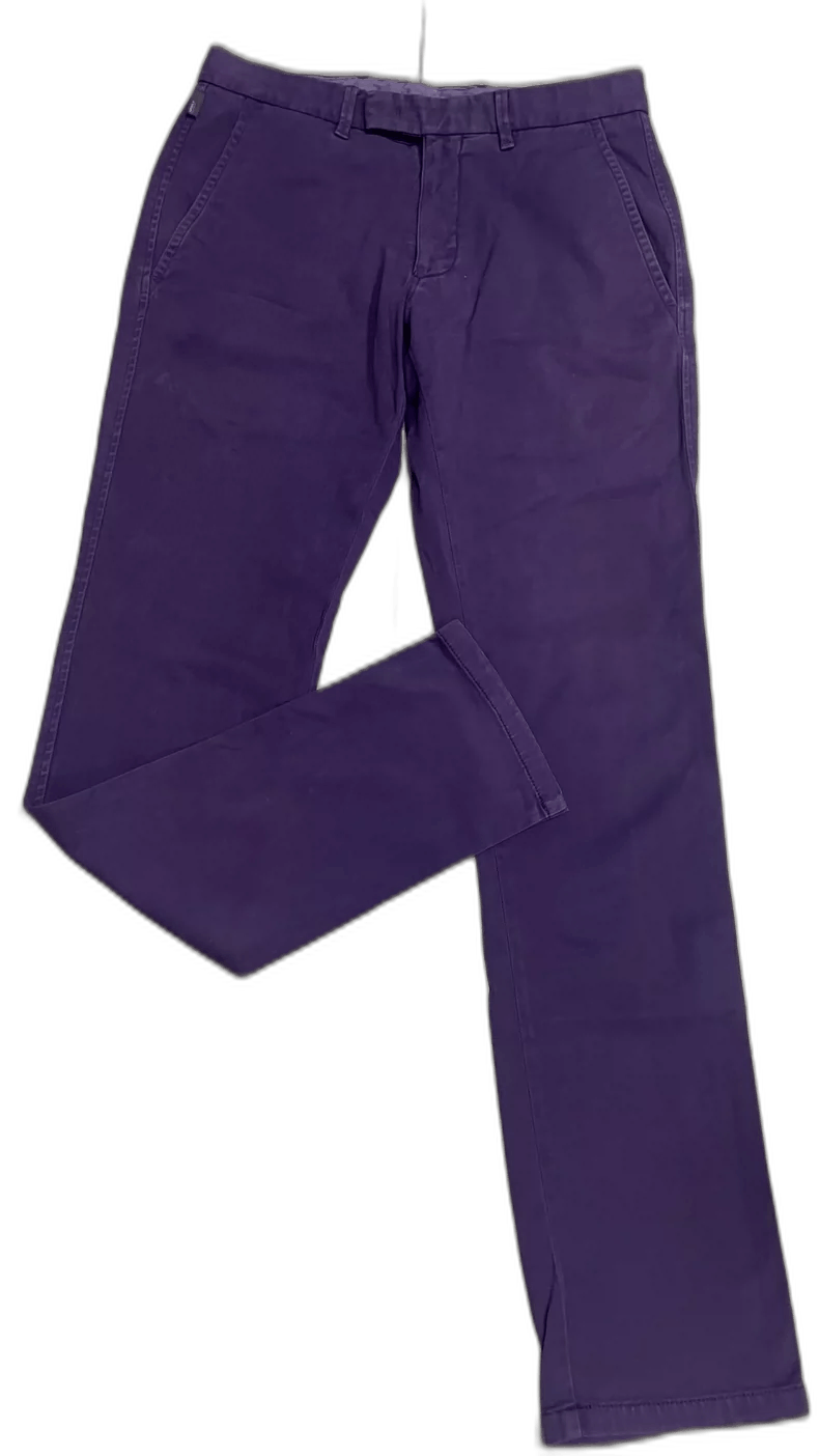 Giorgio Armani Purple Casual Pants for Spring-yf