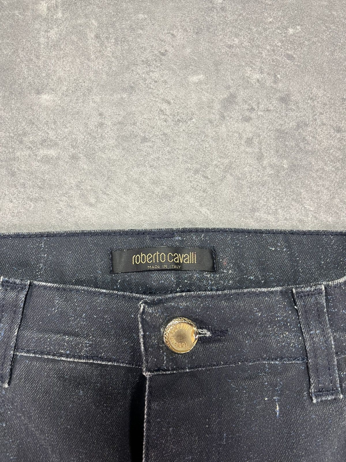 Roberto Cavalli Roberto Cavalli Grafitti Art Style AOP Flared Jeans M L Size 28" / US 6 / IT 42 - 8 Thumbnail