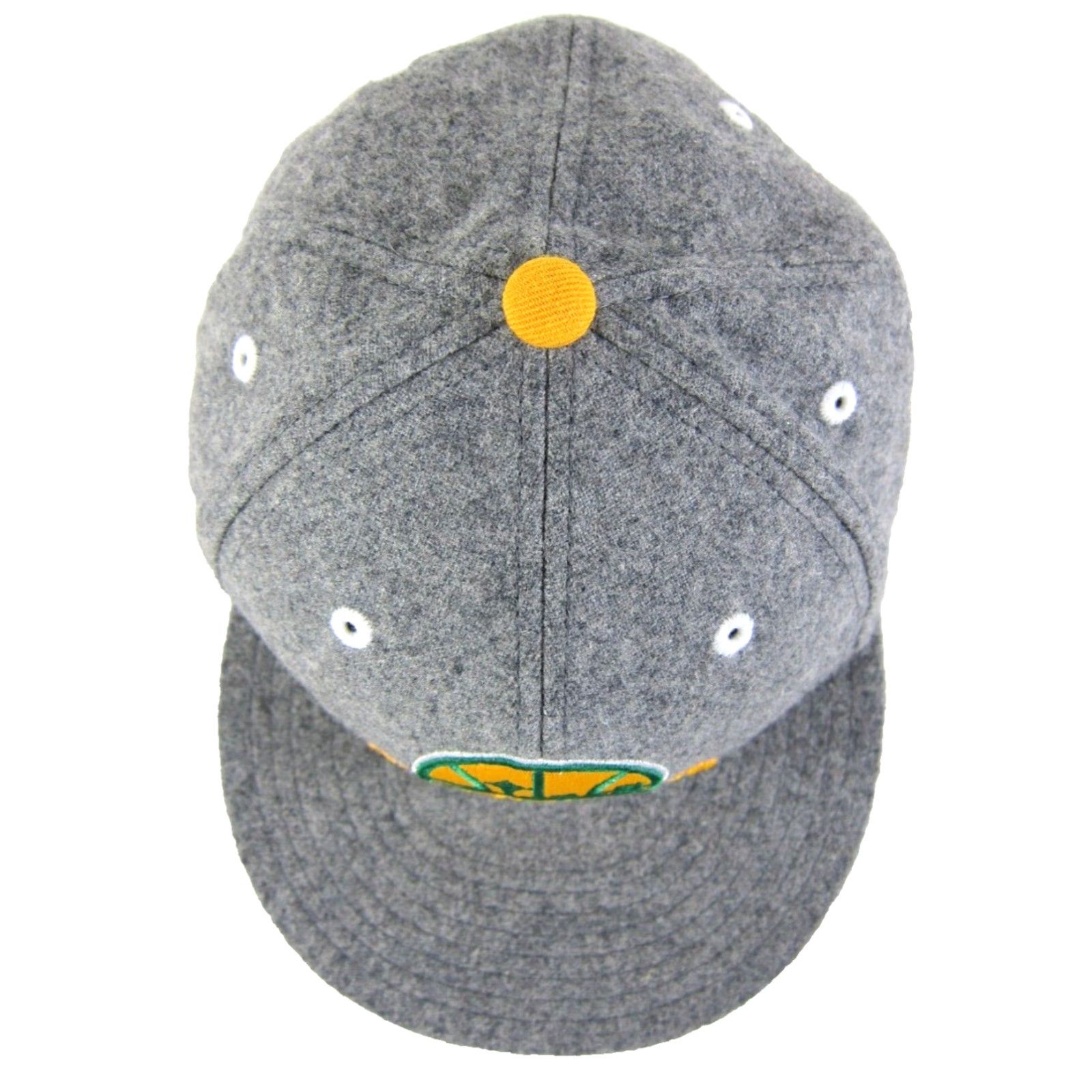 Mitchell & Ness VINTAGE Seattle Supersonics Mitchell & Ness Grey Wool Blend Hat 7 3/8 Fitted Size ONE SIZE - 6 Thumbnail
