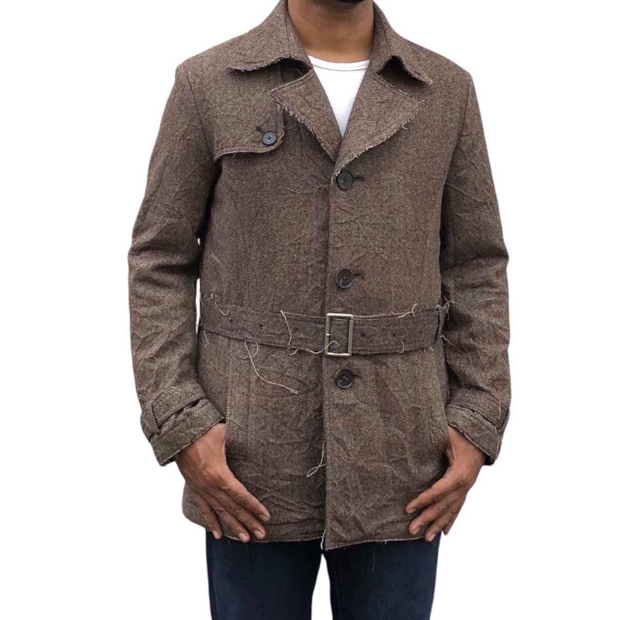 Burberry Blue Label Coat Mens Wool Winter Warm Jacket