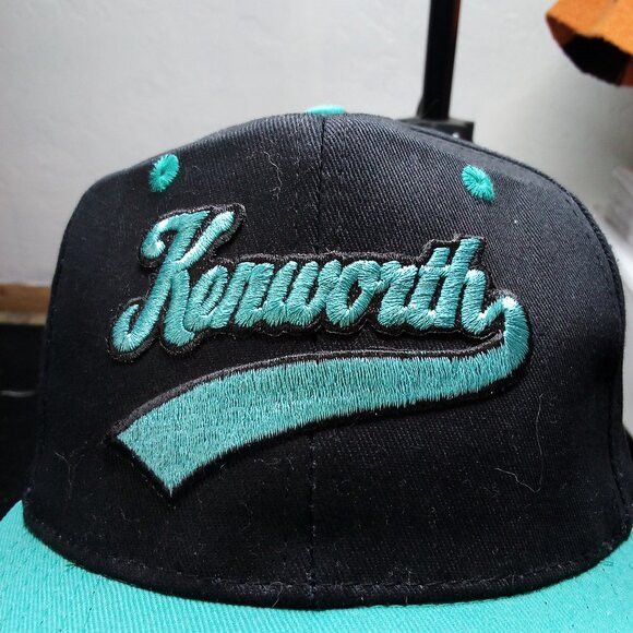 Vintage Vintage 90s Kenworth Tailsweep Two Tone Snap Back Hat Cap Size ONE SIZE - 2 Thumbnail