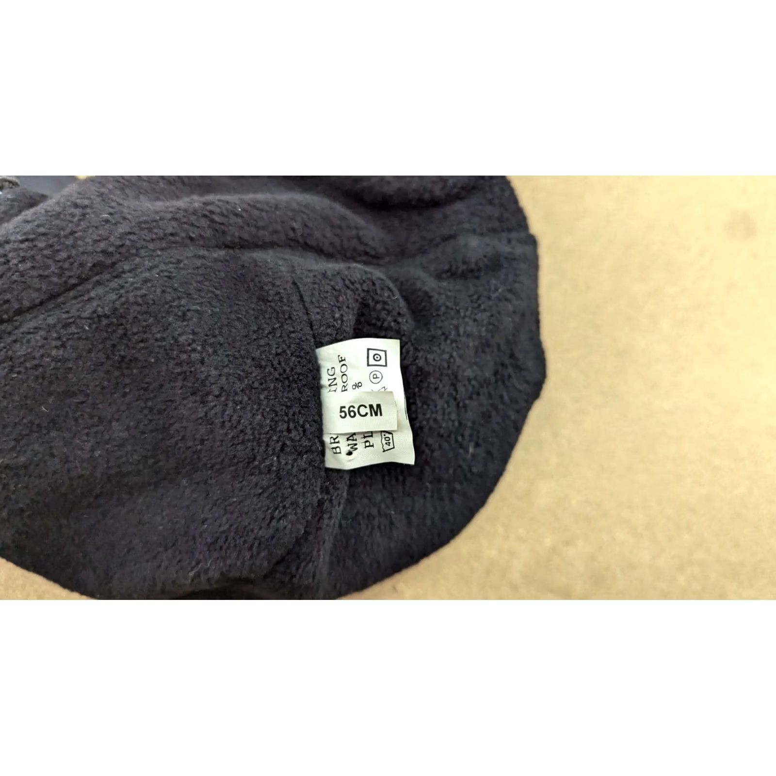 K2 VINTAGE K2 Black Trekking Cap Size 56 M Ear Flap Outdoor Adjustable Brim Chin Strap Size ONE SIZE - 3 Thumbnail