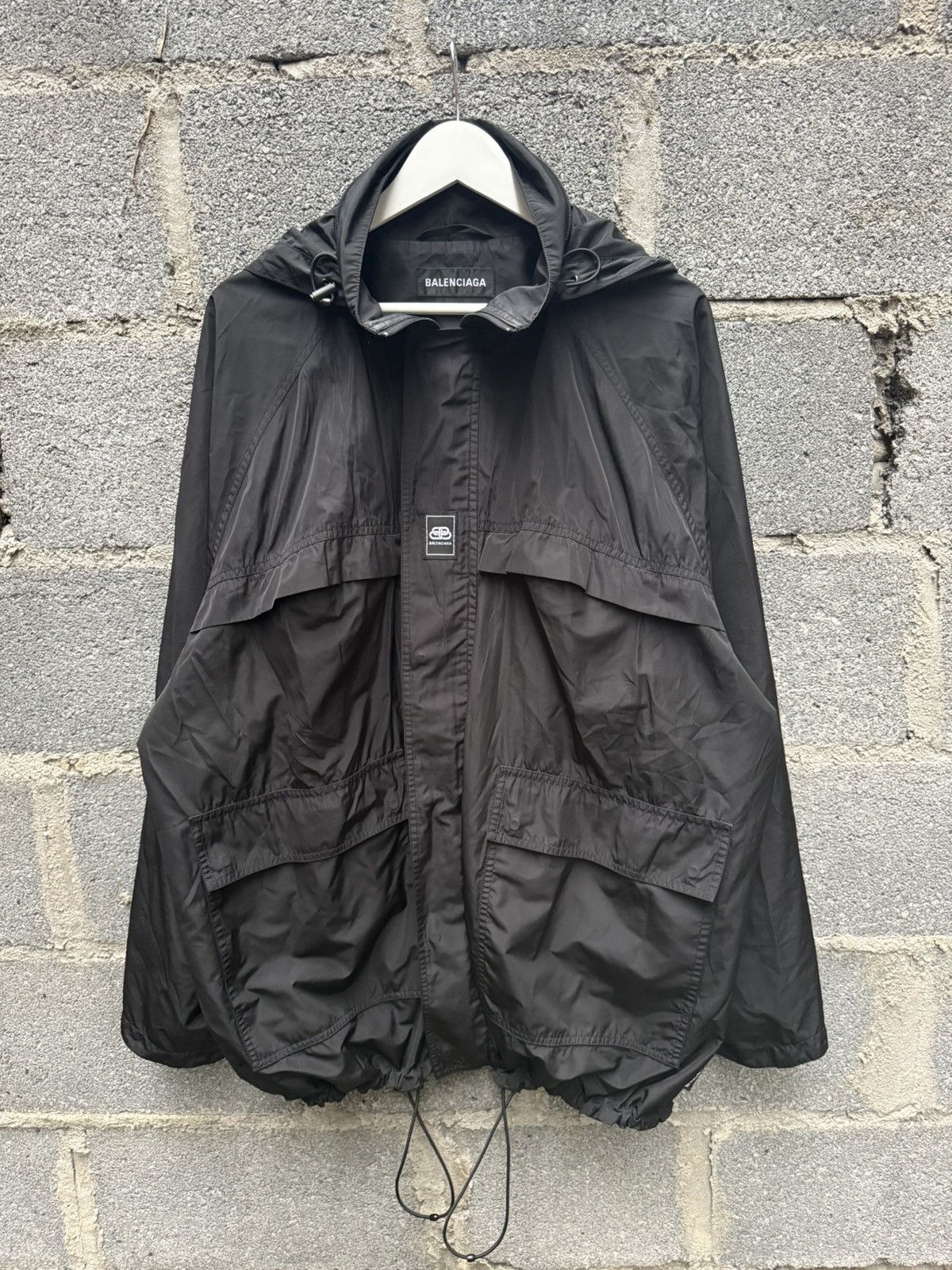 FW18 Balenciaga Technical Rain Jacket