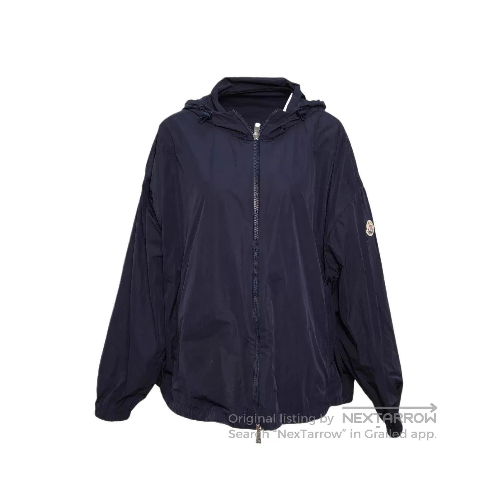Moncler Black Hooded Lightweight Jacket. Size US L / EU 52-54 / 3 - 1 Thumbnail