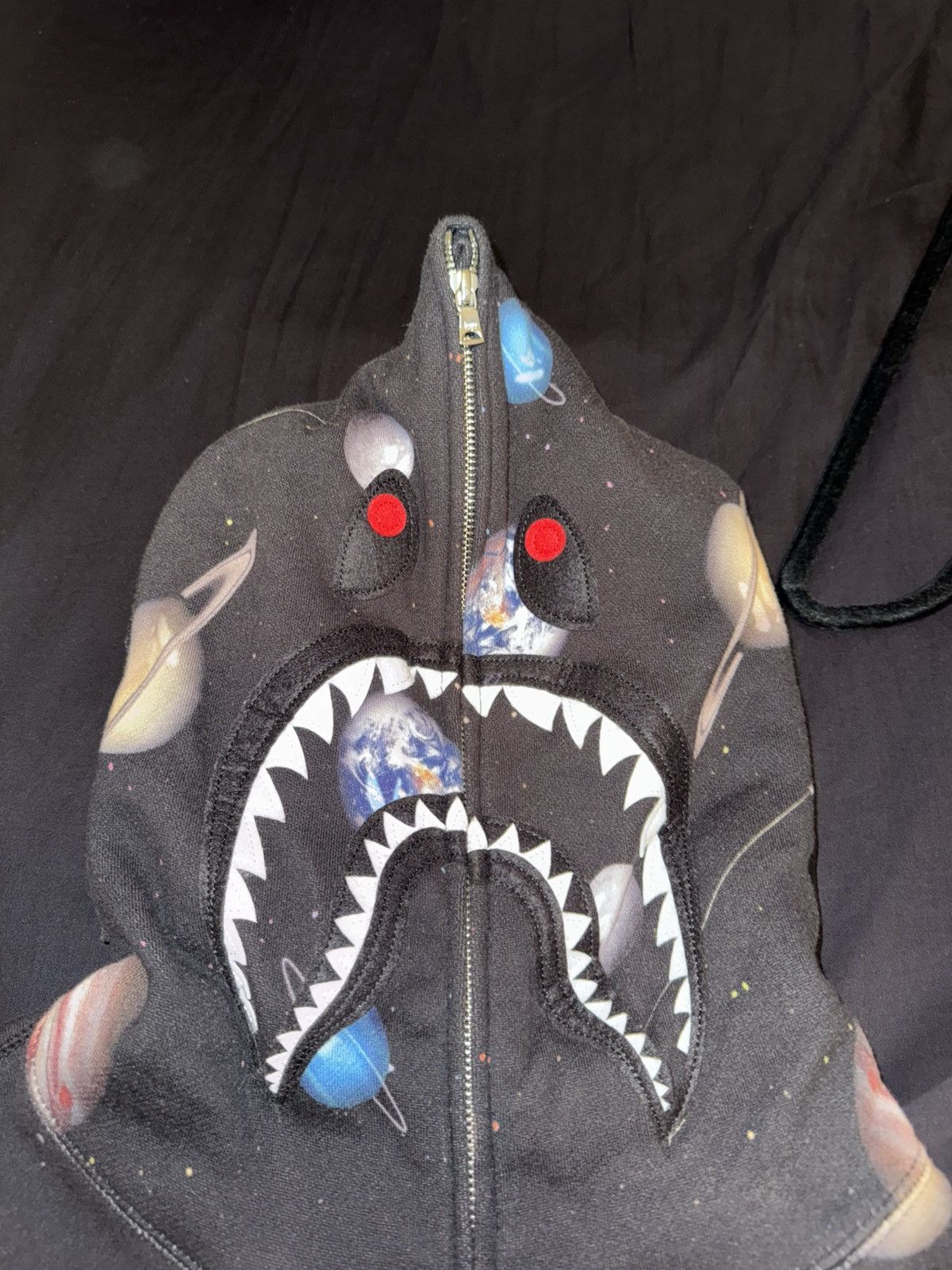 Bape Bape Planets Galaxy Shark Hoodie Size US XXL / EU 58 / 5 - 3 Thumbnail