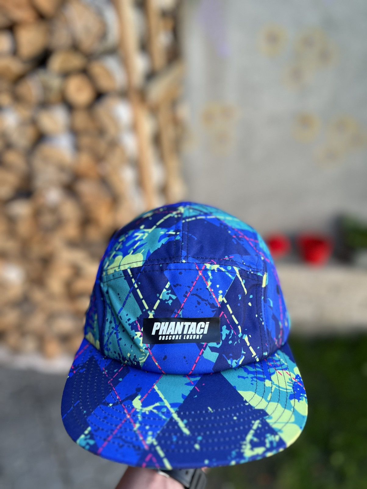 Vintage Phantaci Obscure Luxury 5 Panel Hat Cap Size ONE SIZE - 2 Thumbnail