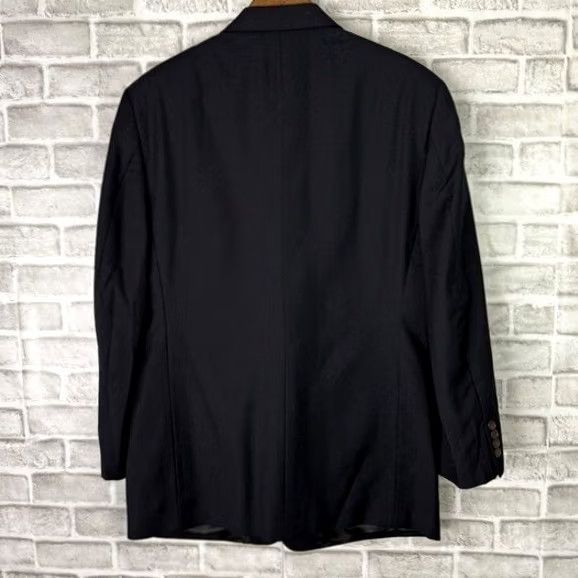 Brooks Brothers Brooks Brothers BrooksEase Solid Black 3 Button Blazer Suit Jacket Mens 41R Wool Size 42R - 3 Thumbnail