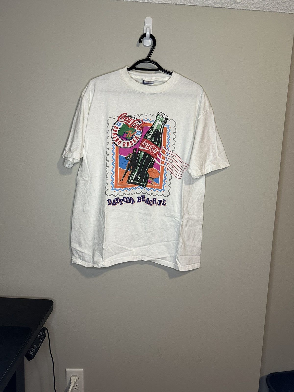 Coca Cola × Mtv × Vintage Coca-cola x mtv spring break 1993 vintage tee Size US XL / EU 56 / 4 - 1 Preview