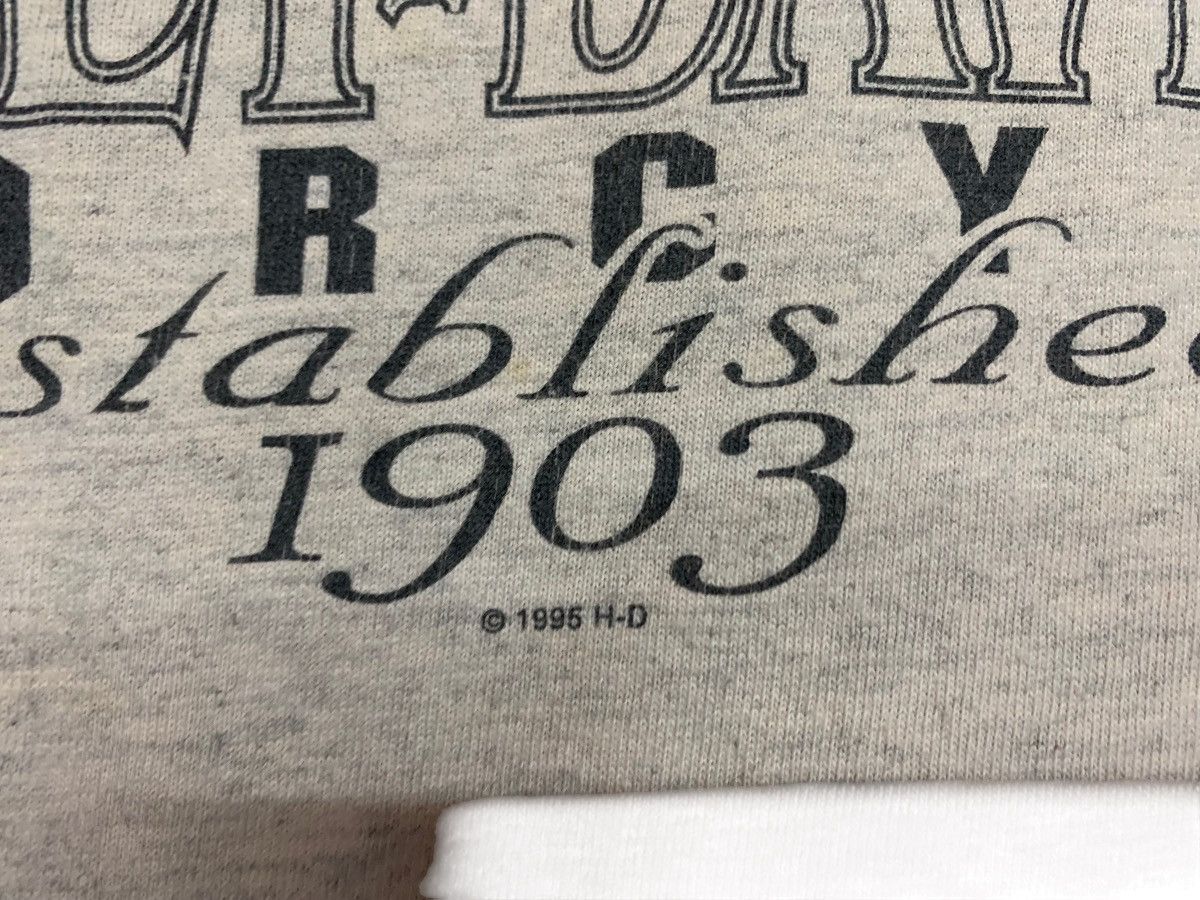 Harley Davidson × Vintage Vtg 1995 Harley Davidson T-shirt 1934 Vld Motorcycle Size US L / EU 52-54 / 3 - 11 Thumbnail