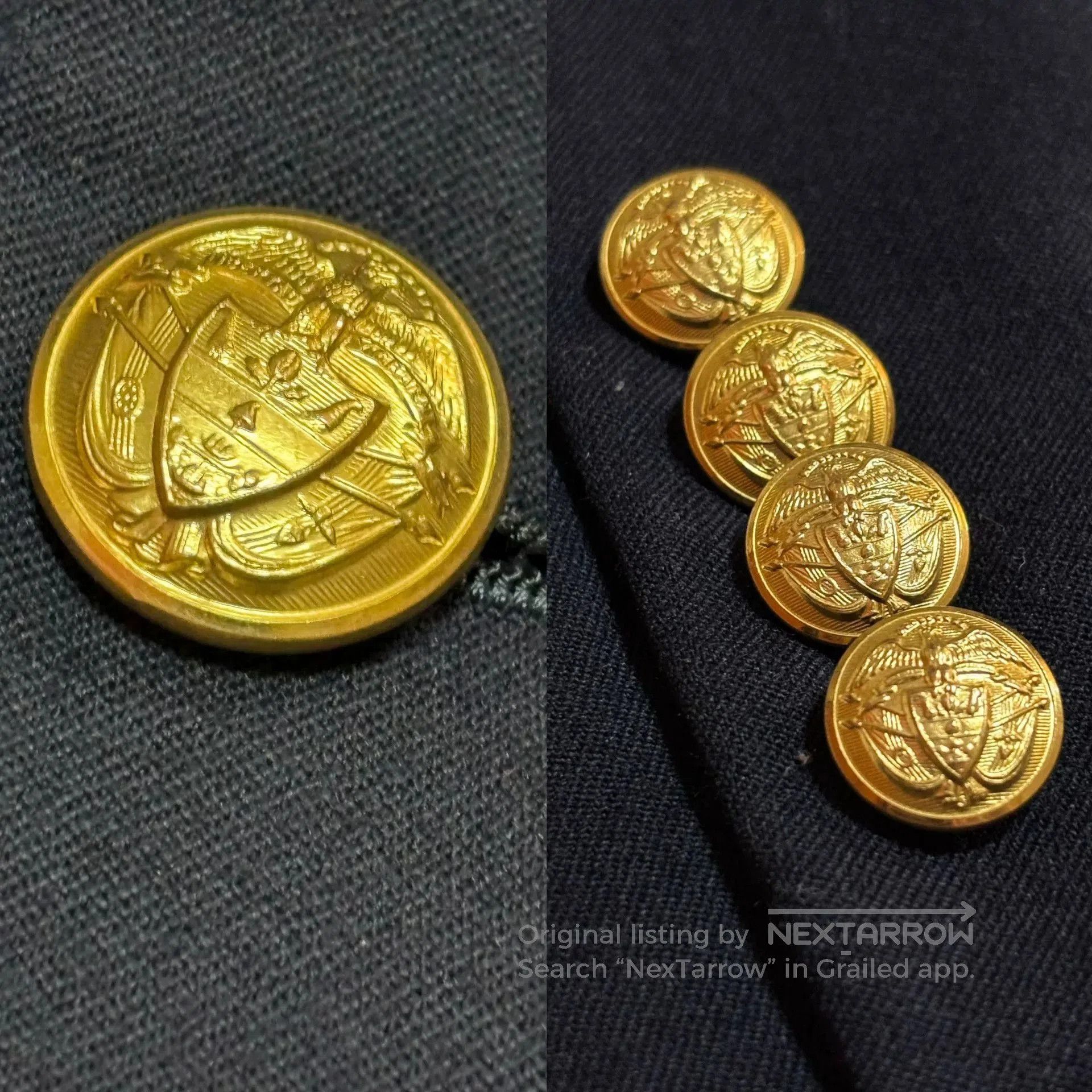 Polo Ralph Lauren Ralph Lauren Navy Crown Badge Blazer. Size M / US 6-8 / IT 42-44 - 6 Thumbnail