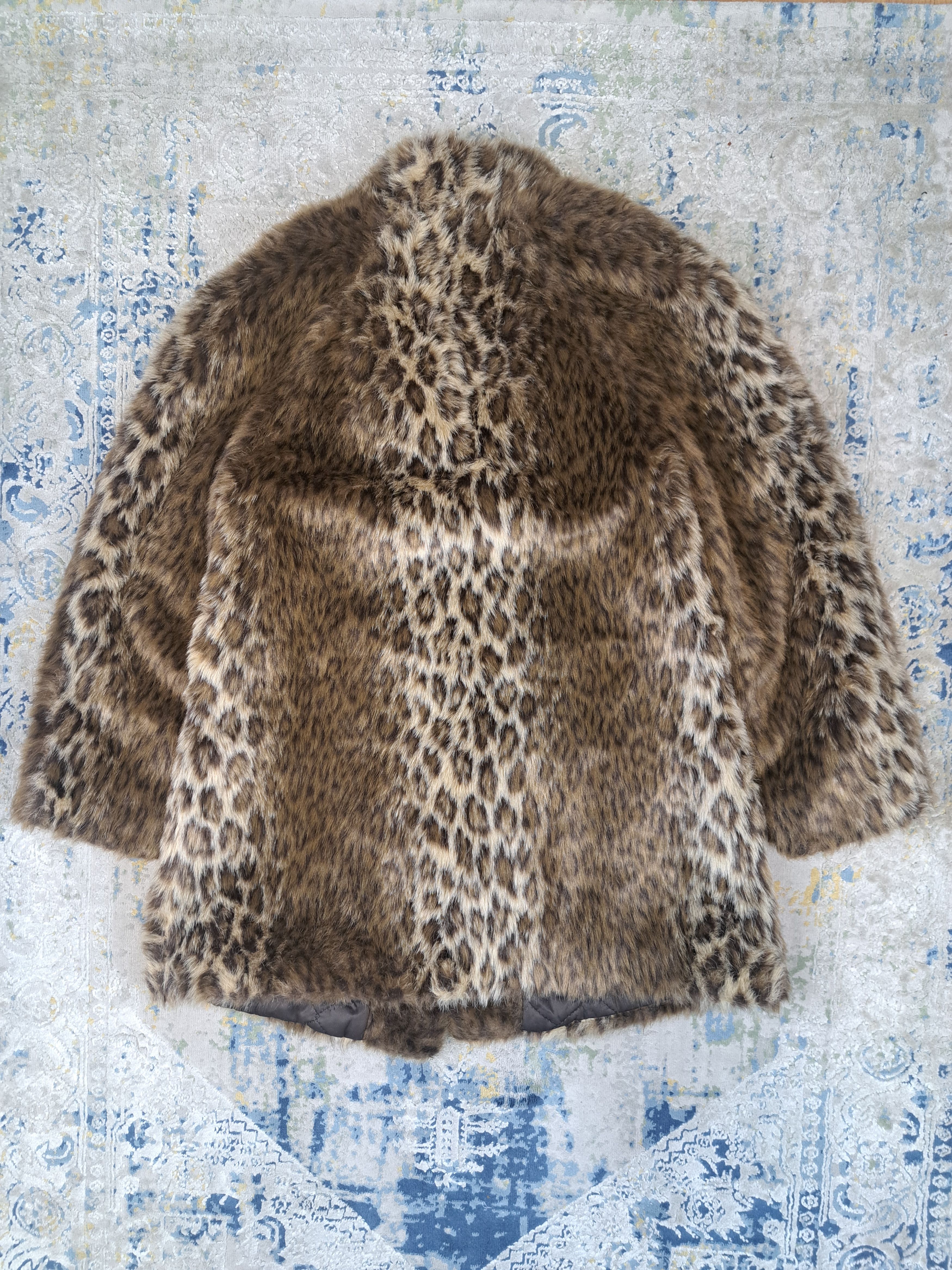 Vintage Vintage Leopard Faux Fur Coat 70s 80s Like CDG Supreme Size M / US 6-8 / IT 42-44 - 6 Thumbnail