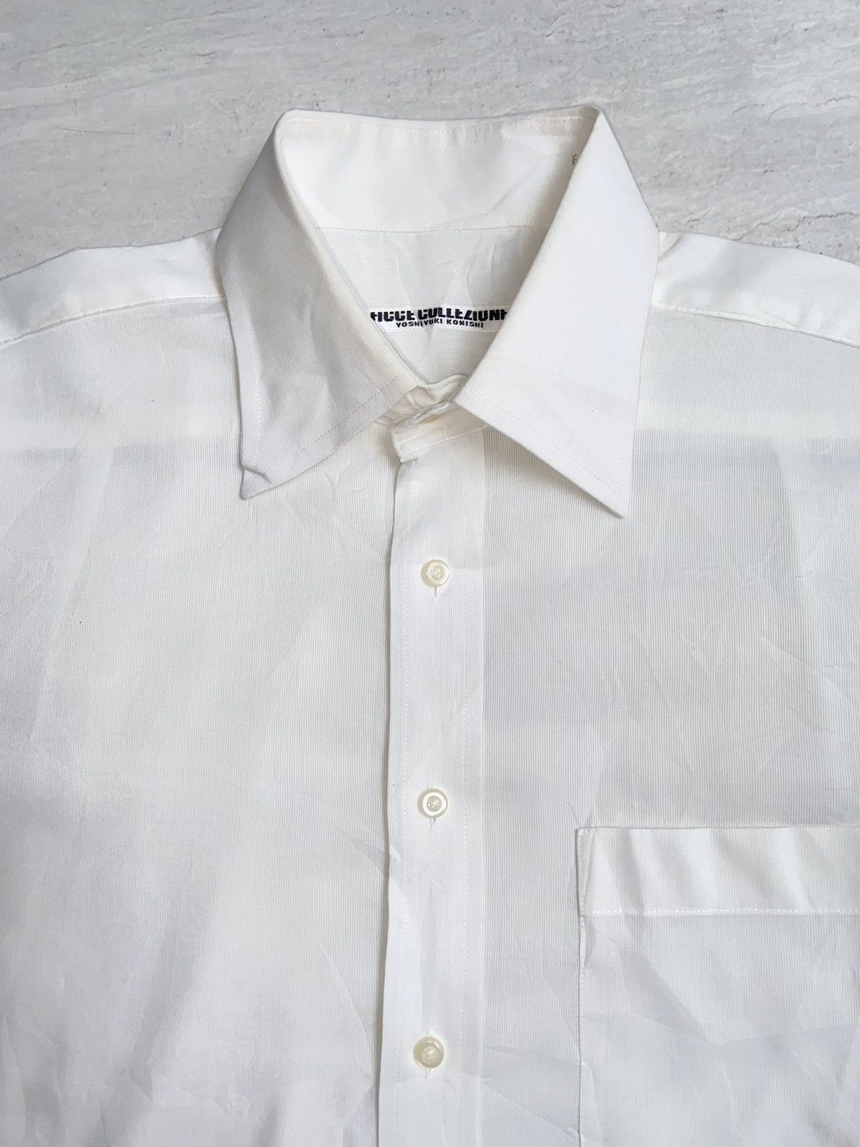 Issey Miyake × Japanese Brand × Yoshiyuki Konishi YOSHIYUKI KONISHI White Shirt Size US S / EU 44-46 / 1 - 9 Thumbnail