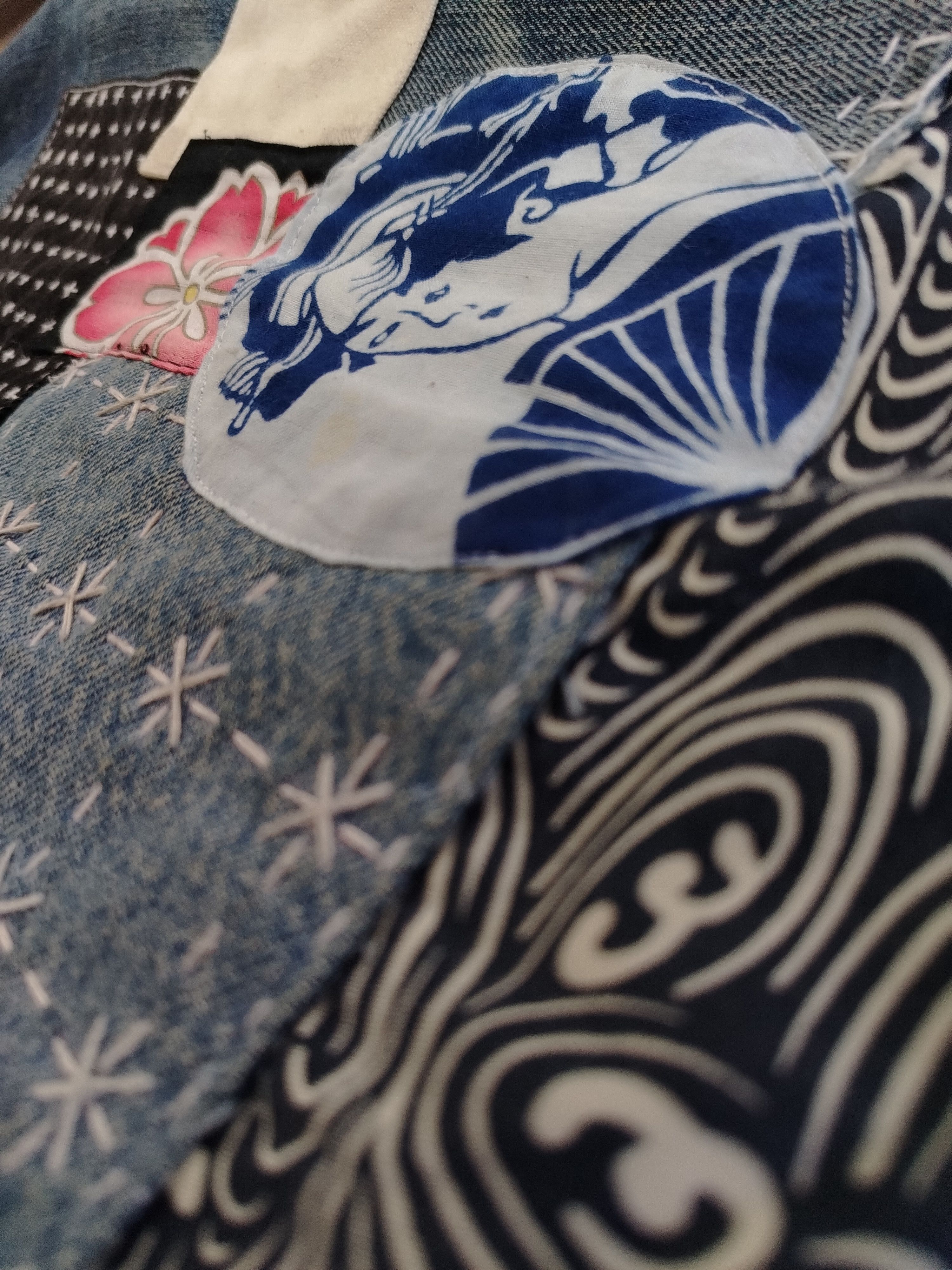 Evisu Evisu Jeans Vintage (Evis) Boro Remaked Size US 31 - 18 Thumbnail