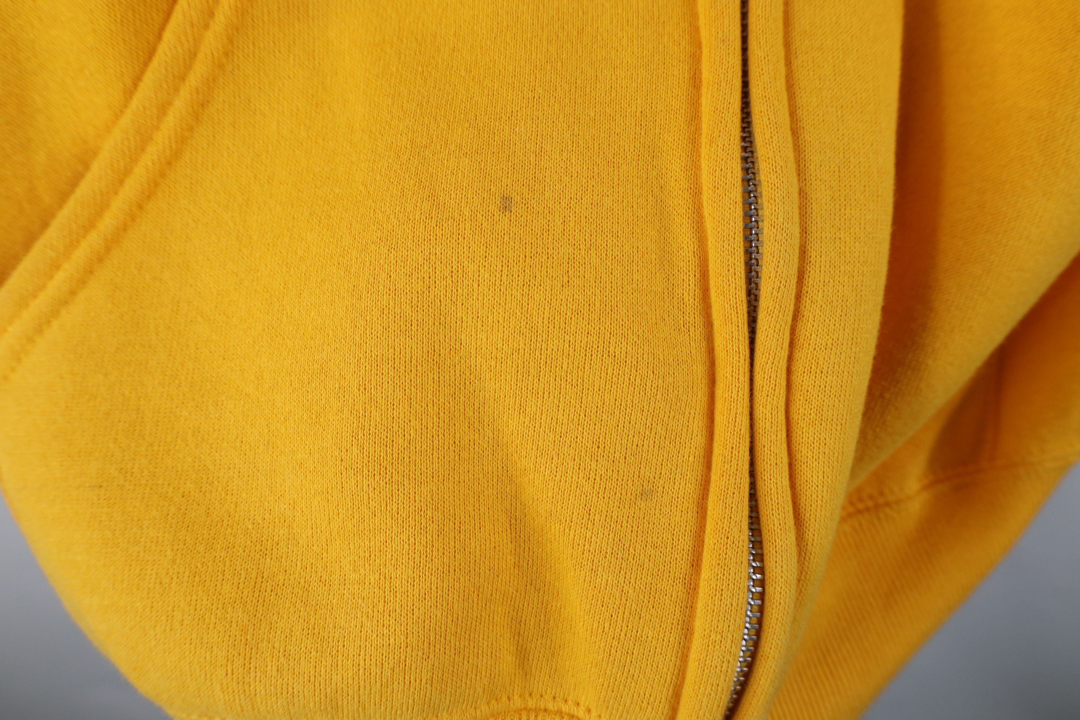 Vintage Vintage 90s Streetwear Full Zip Hoodie Sweatshirt Yellow USA Size US M / EU 48-50 / 2 - 4 Thumbnail
