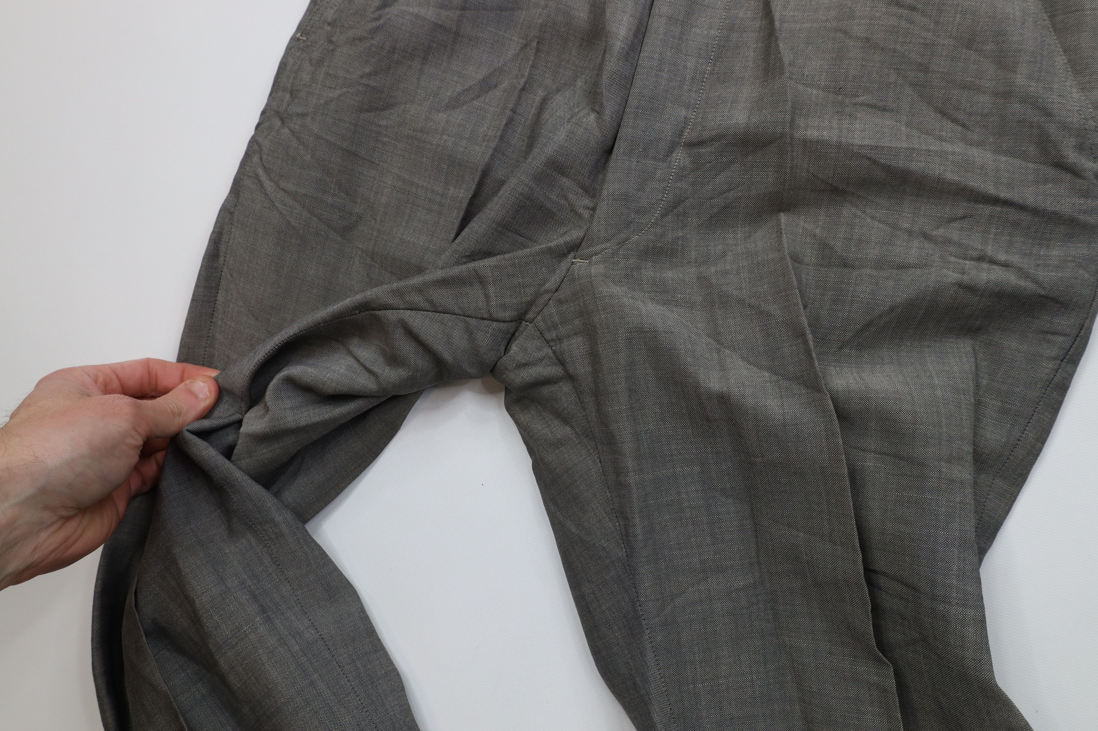 Vintage Vintage 50s Rockabilly Wool Rayon Gabardine Chino Pants USA Size US 28 / EU 44 - 6 Thumbnail