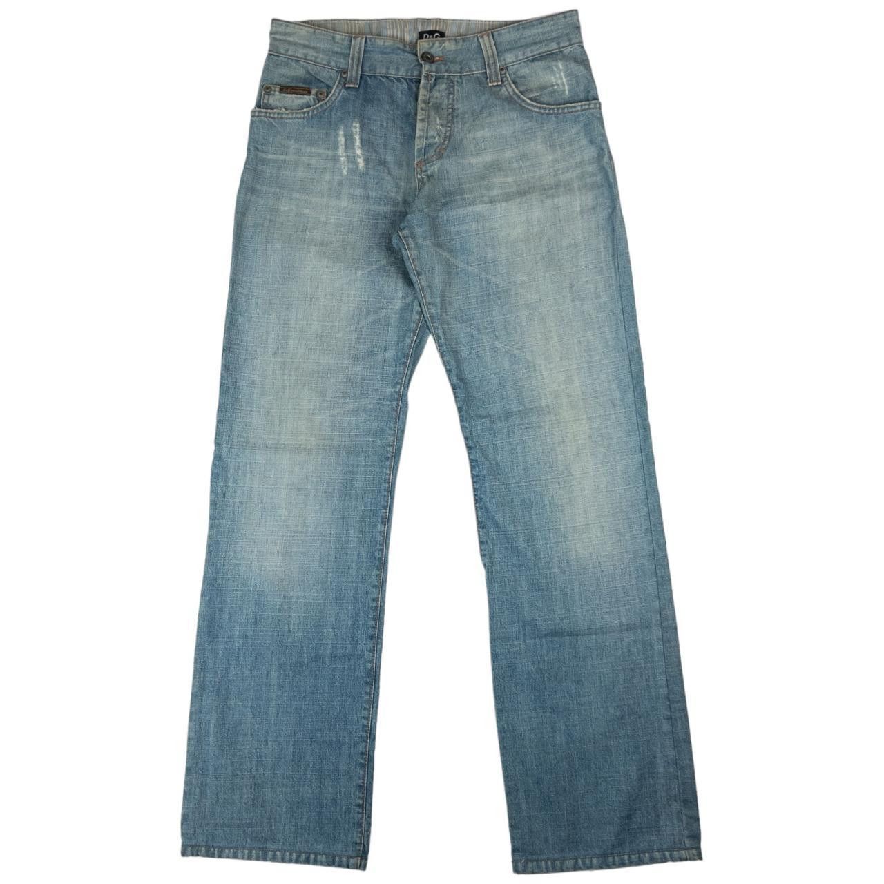 Dolce & Gabbana Vintage Dolce & Gabbana Embroidered Denim Jeans Size W31 Size US 31 - 3 Thumbnail