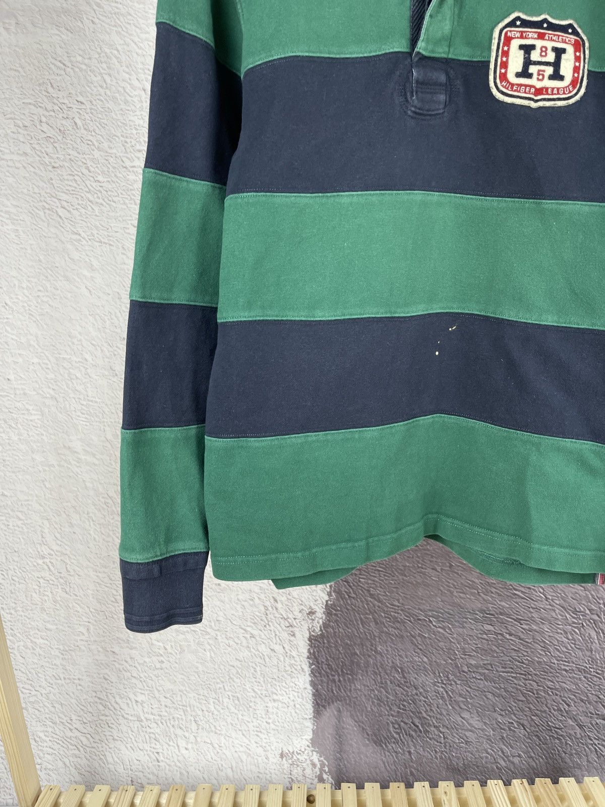 Tommy Hilfiger Tommy Hilfiger vintage striped rugby long sleeve polo Size US M / EU 48-50 / 2 - 5 Thumbnail