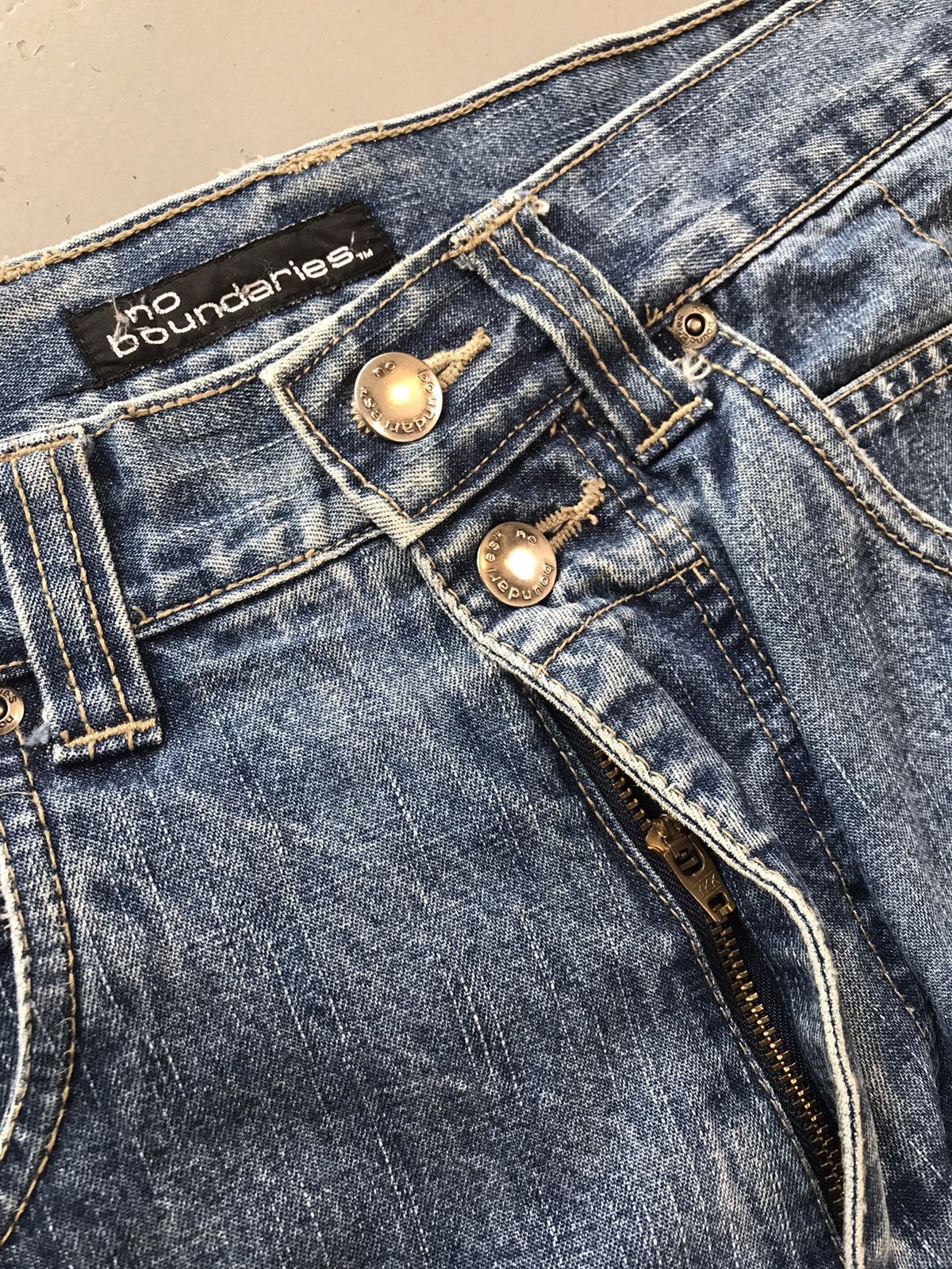 Designer × Vintage Y2K style Vintage no boundaries cargo denim pant Size US 30 / EU 46 - 5 Thumbnail