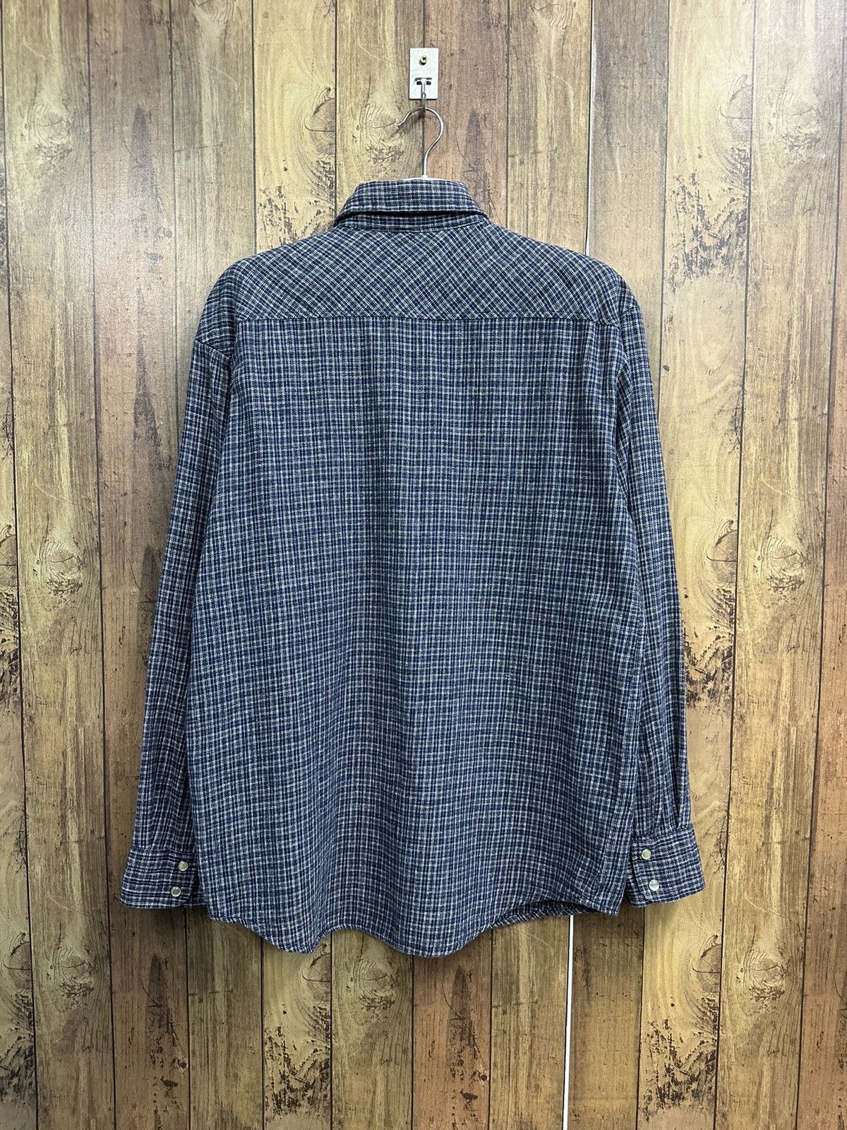 Dickies × Flannel × Vintage Vintage Dickies Flannel Stone Button Baggy Z44 Size US M / EU 48-50 / 2 - 6 Thumbnail