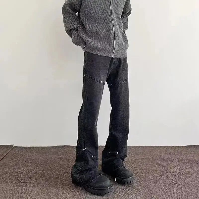 Japanese Brand Retro loose high street straight leg jeans Size US 32 / EU 48 - 6 Thumbnail