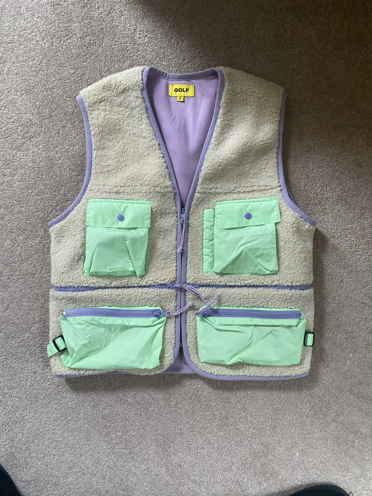 Golf Wang Golf Wang Sherpa Utility Vest | Grailed