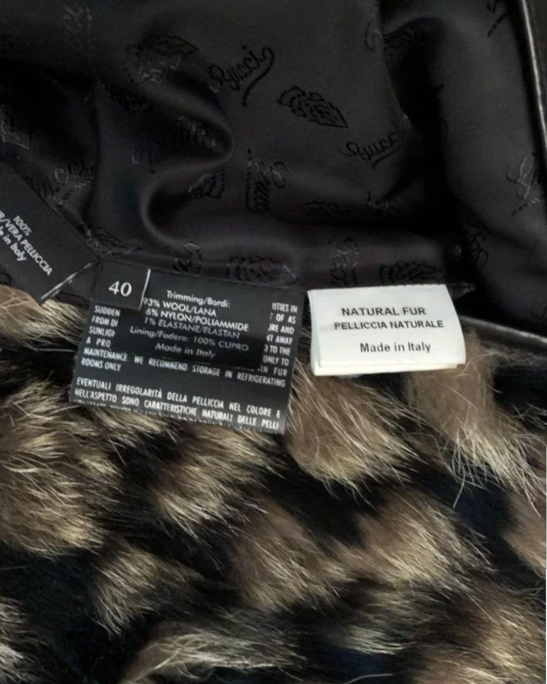 Gucci F/W 2008 RACCOON FUR BOMBER JACKET Size S / US 4 / IT 40 - 4 Thumbnail