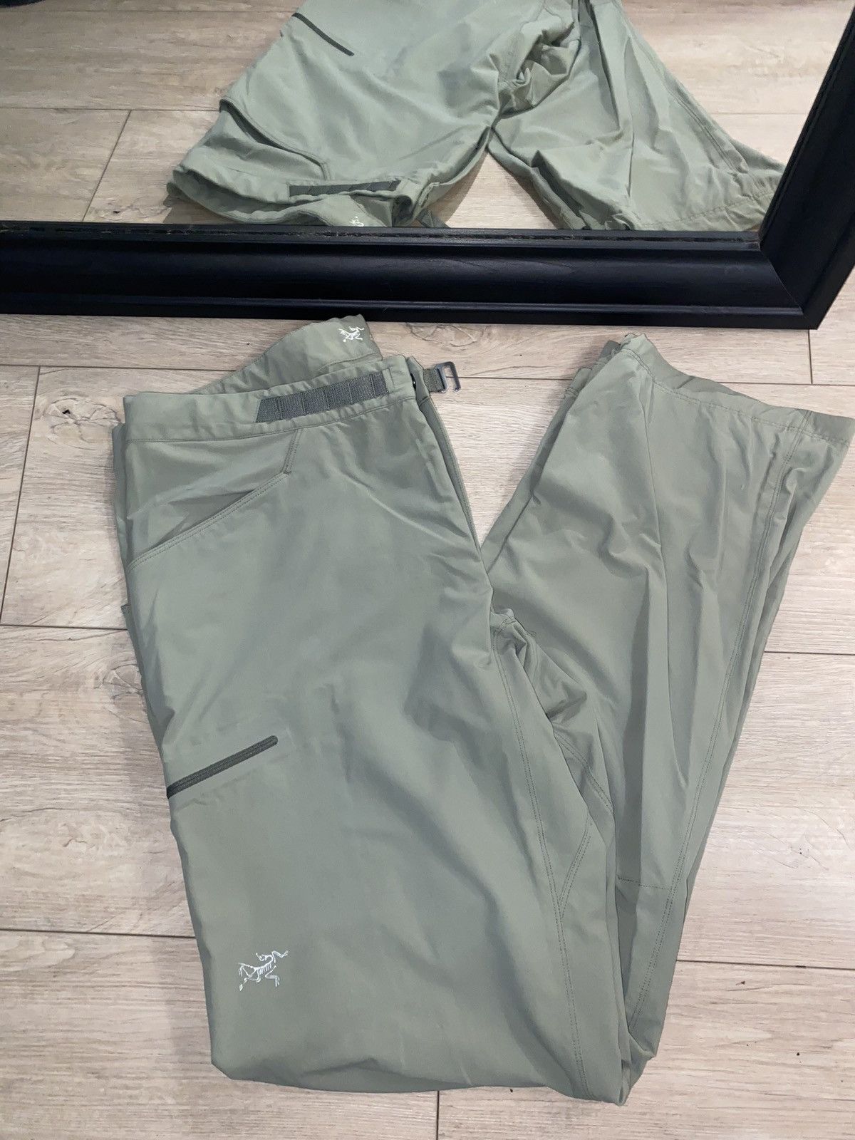 image of Y2K Arcteryx Sage Green Gamma Pants, Men's (Size 38)