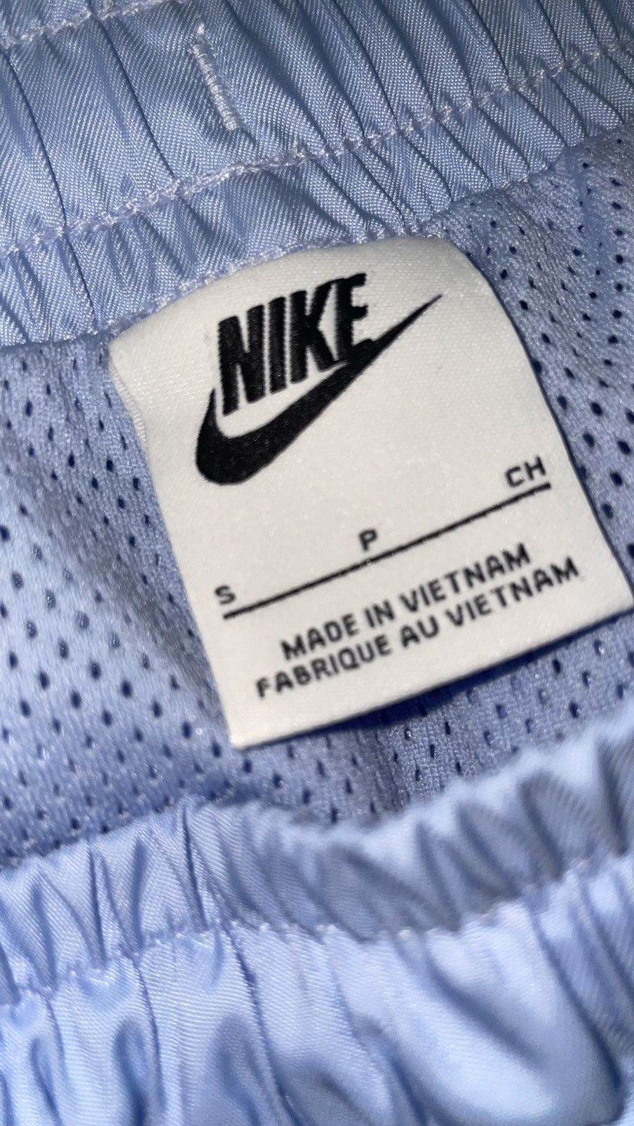 Nike Nike Sportswear Nylon Shorts Light Blue Size US 29 - 4 Thumbnail