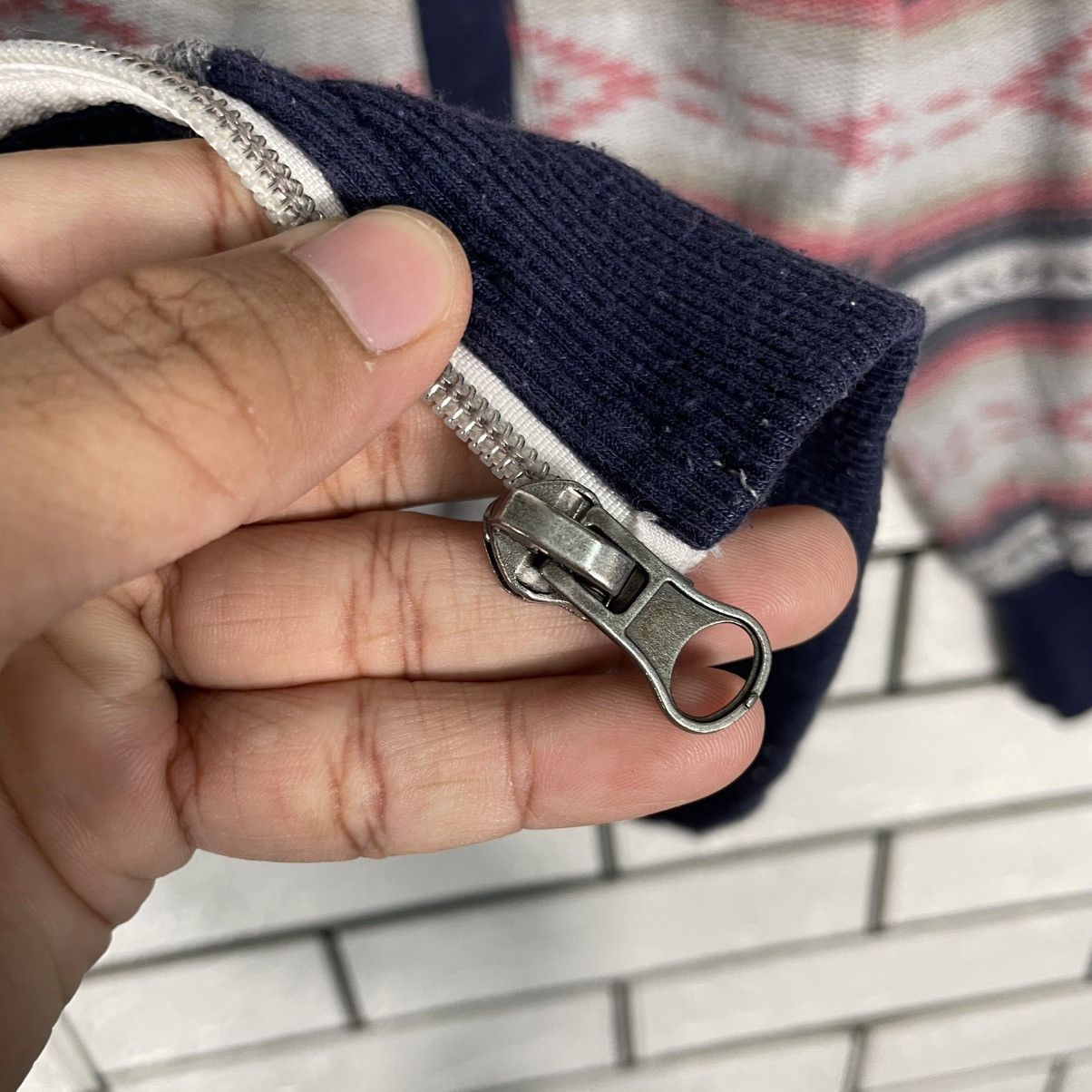 Japanese Brand Japanese Brand Culture Mix Aztech Zipper Hoodie Size US M / EU 48-50 / 2 - 14 Thumbnail