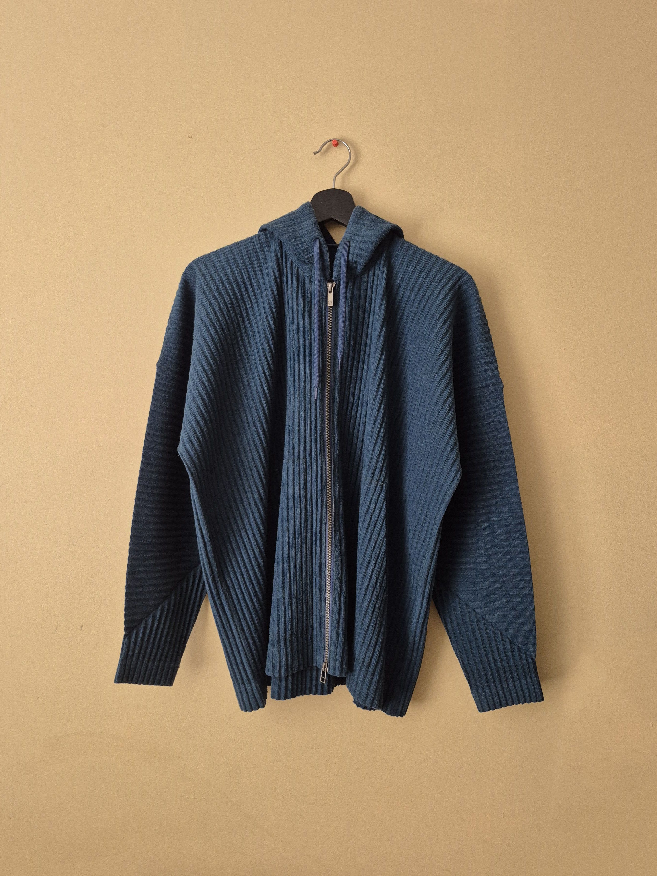 Homme Plisse Issey Miyake Pleated Hoodie Size US M / EU 48-50 / 2 - 1 Thumbnail