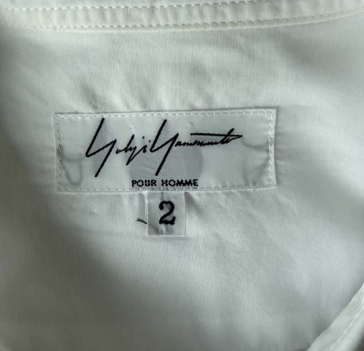 Yohji Yamamoto Yohji Yamamoto 10aw Peter Pan Collar White Shirt K4 Size US M / EU 48-50 / 2 - 5 Thumbnail