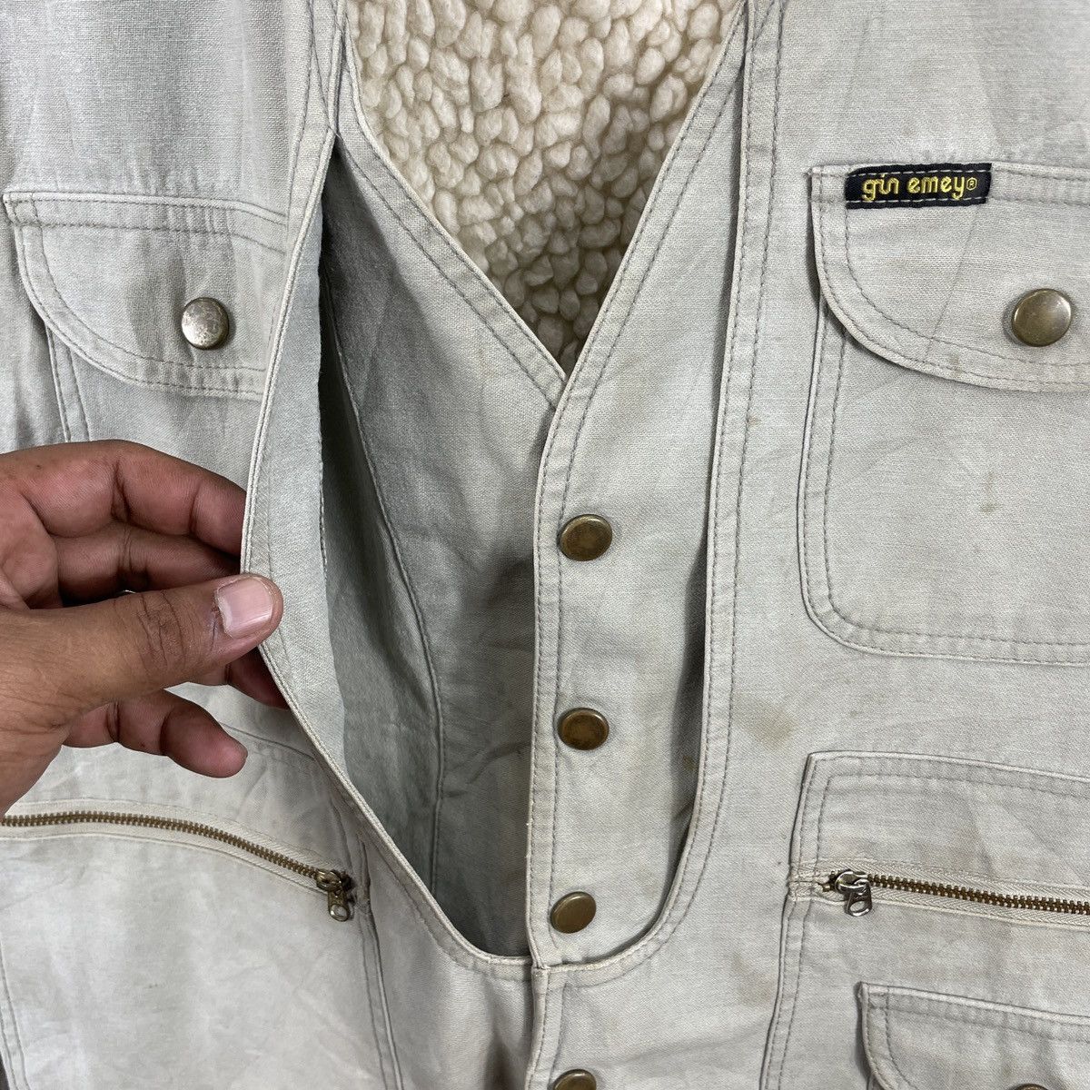 Japanese Brand × Vintage Vintage Japanese Brand By Gin Emey Vests Jacket Size US M / EU 48-50 / 2 - 7 Thumbnail