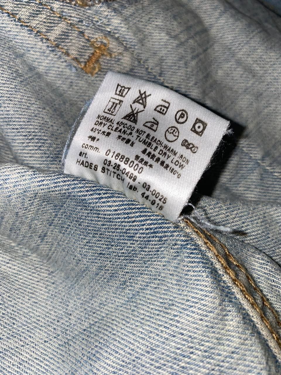 GAS GAS Distressed Denim Biker Jacket Size US M / EU 48-50 / 2 - 17 Thumbnail