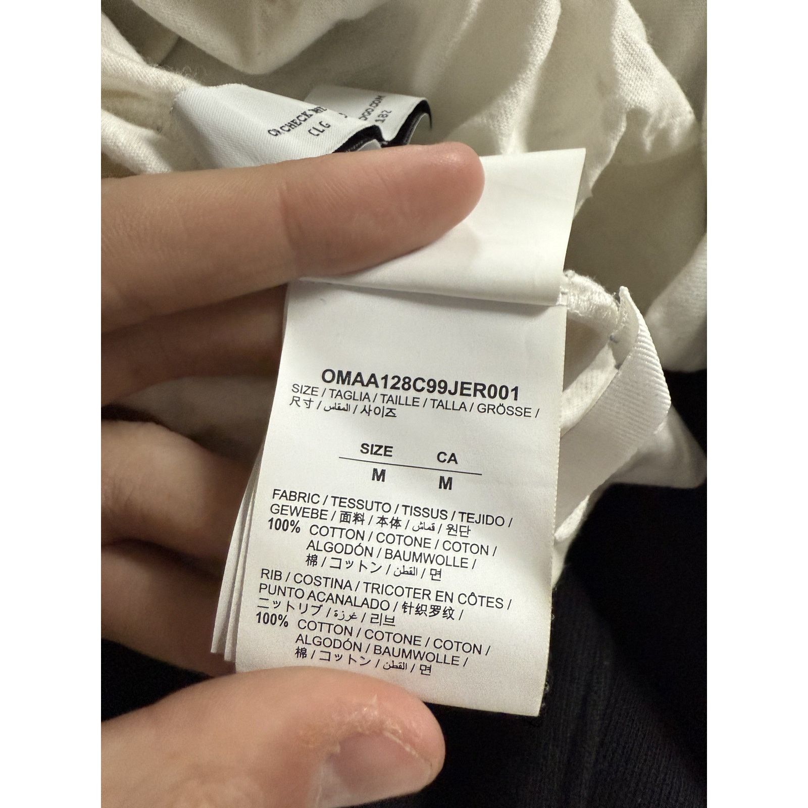 Off-White Off White Tee Jersey Used Medium Size US M / EU 48-50 / 2 - 4 Thumbnail
