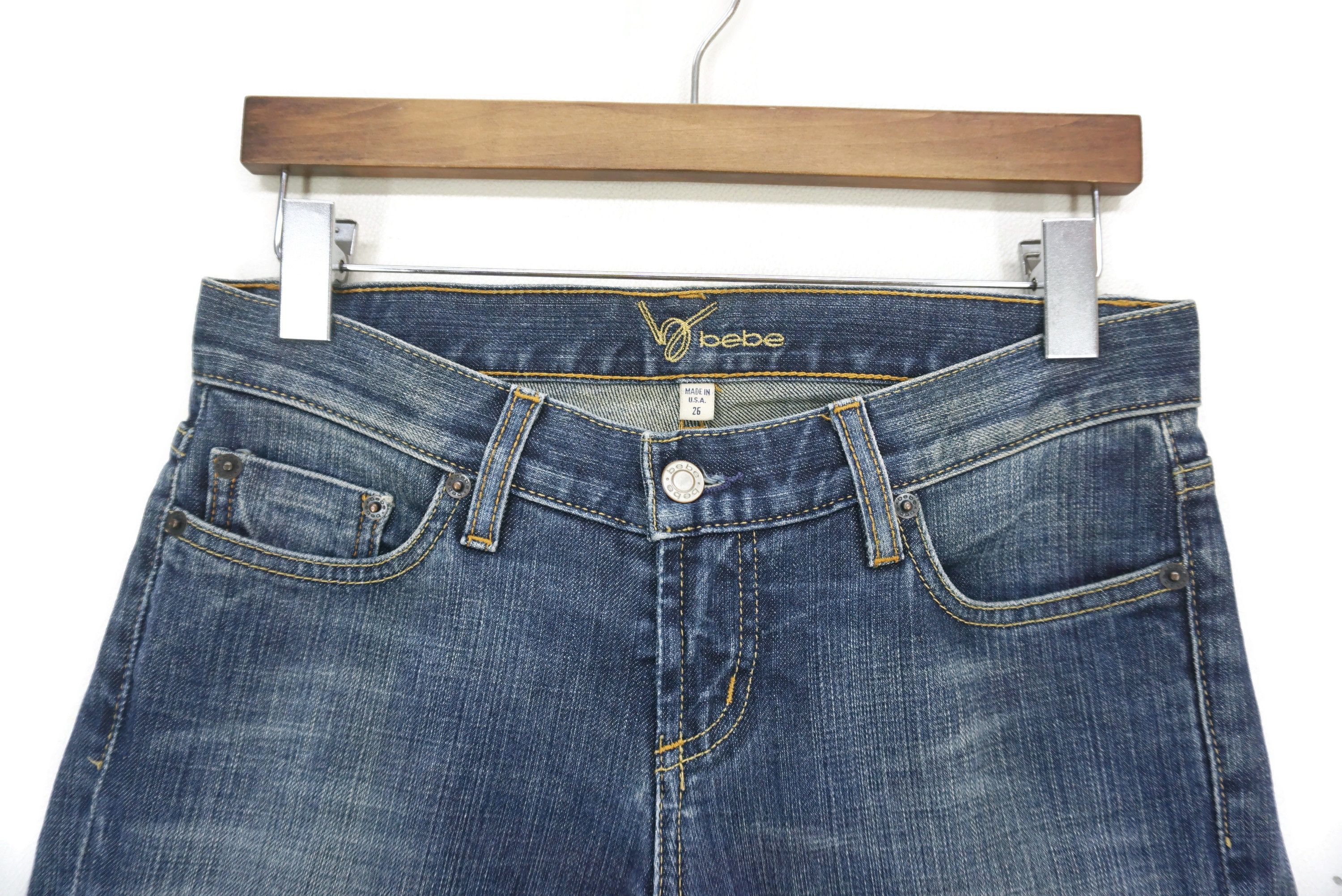Bebe Vintage Bebe Jeans Made in USA Bootcut Low Rise Denim Size 26" / US 2 / IT 38 - 8 Thumbnail