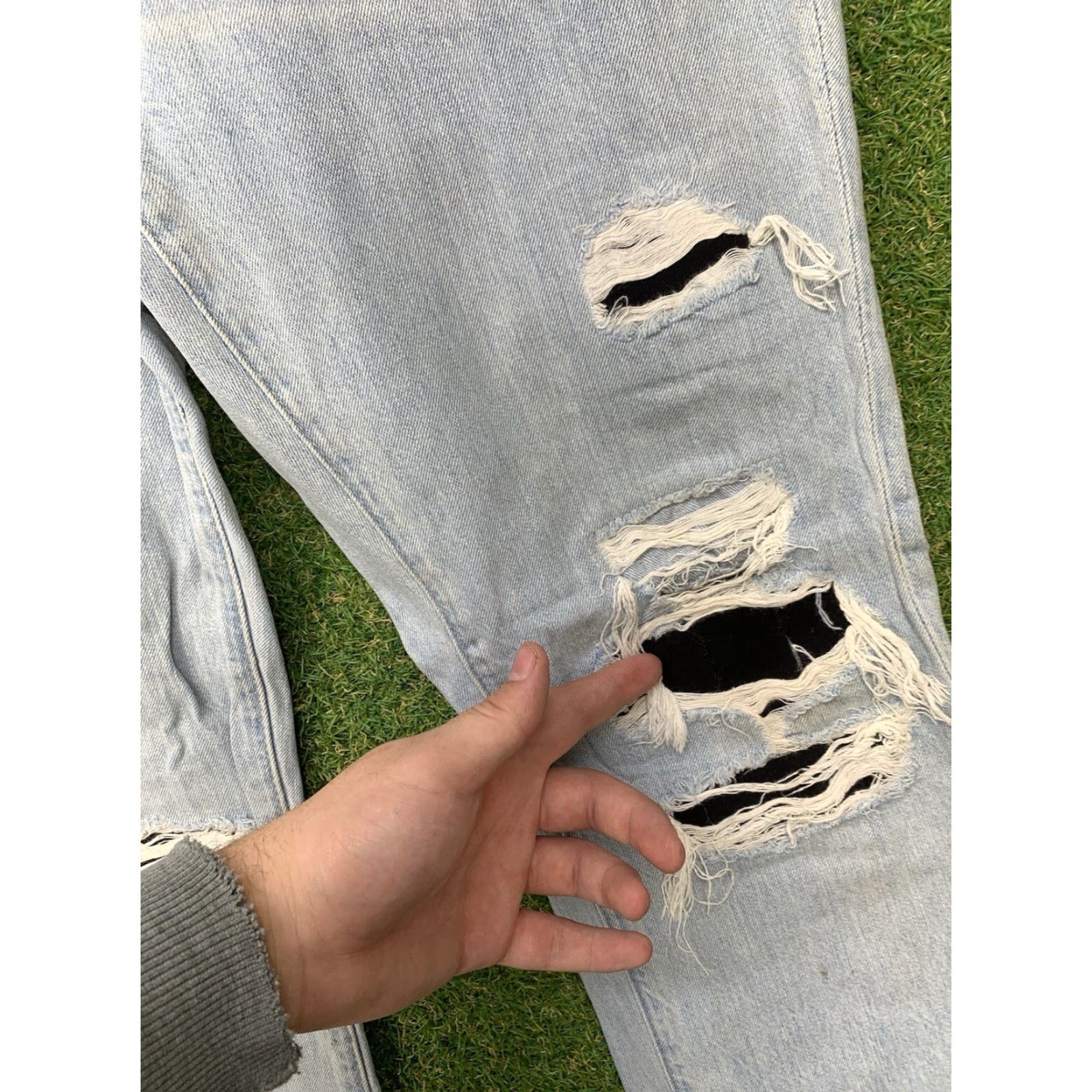 Abercrombie & Fitch Abercrombie & Fitch Jeans Mens 34x32 Athletic Skinny Fit 5-Pocket Denim Blue Cotton Blend Leather Logo Buckle Bke USA 90s 00s 2000s Vintage No Size US 34 / EU 50 - 5 Thumbnail