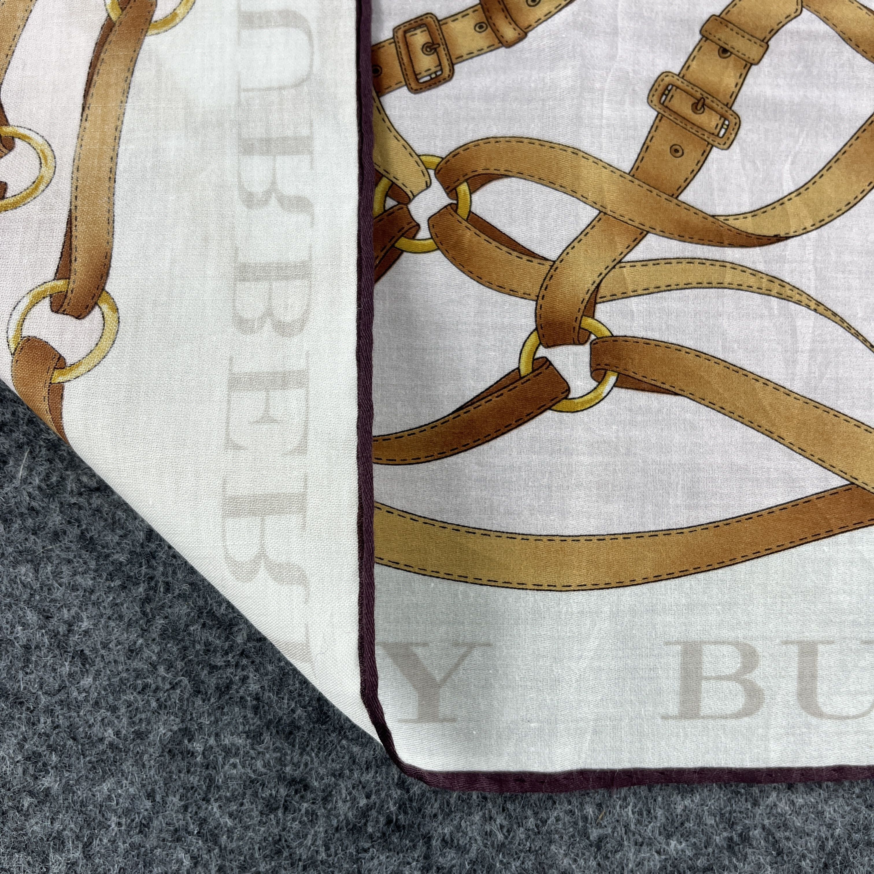 Burberry × Vintage Burberry Handkerchief / Bandana / Neckerchief B440 Size ONE SIZE - 9 Thumbnail