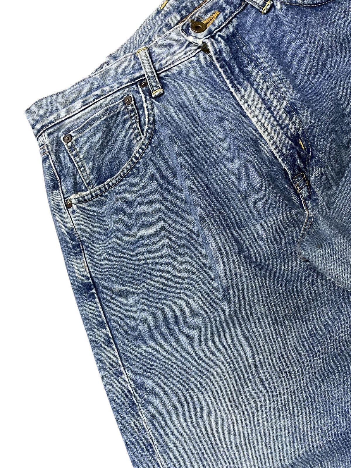 Edwin × Vintage Vintage OG Edwin 505 Loose Baggy Selvedge Jeans Size US 32 / EU 48 - 12 Thumbnail