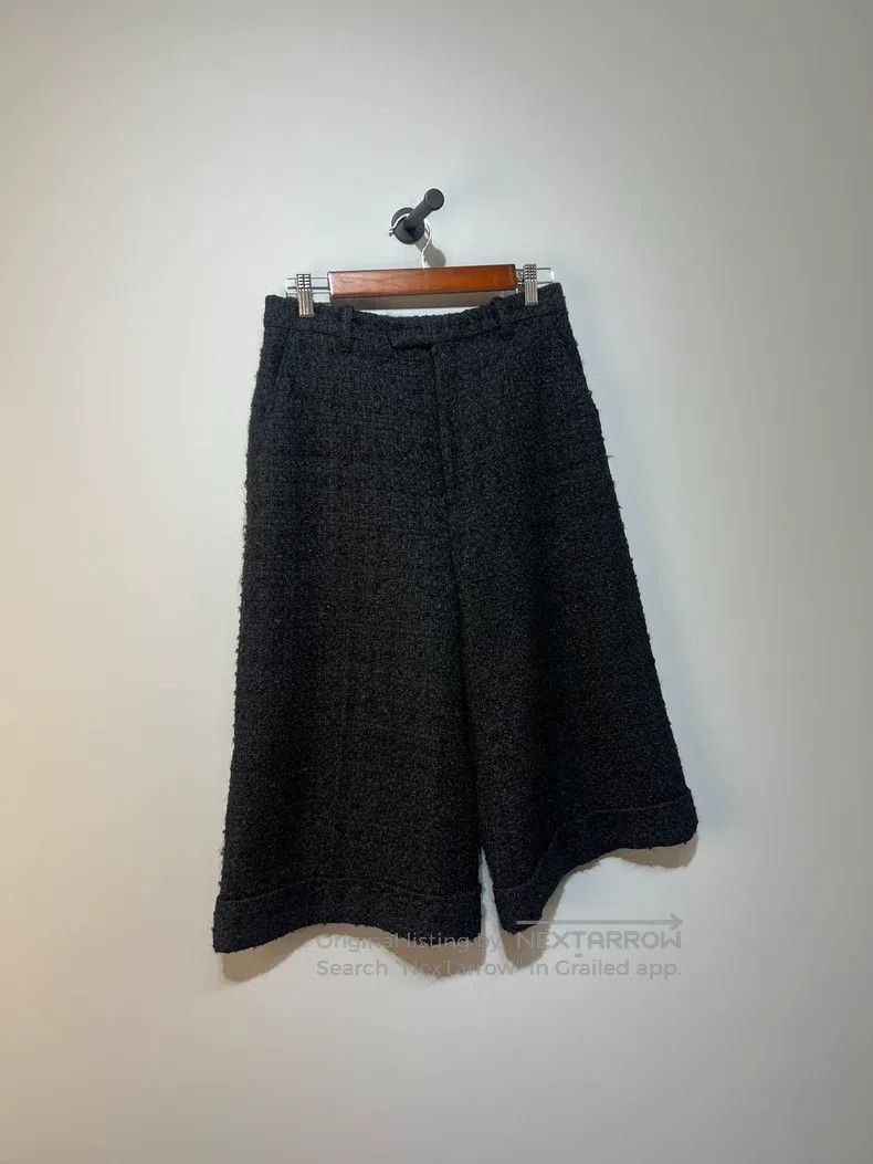 Gucci Gucci Black tweed wide-leg trousers Size 27" / US 4 / IT 40 - 3 Thumbnail