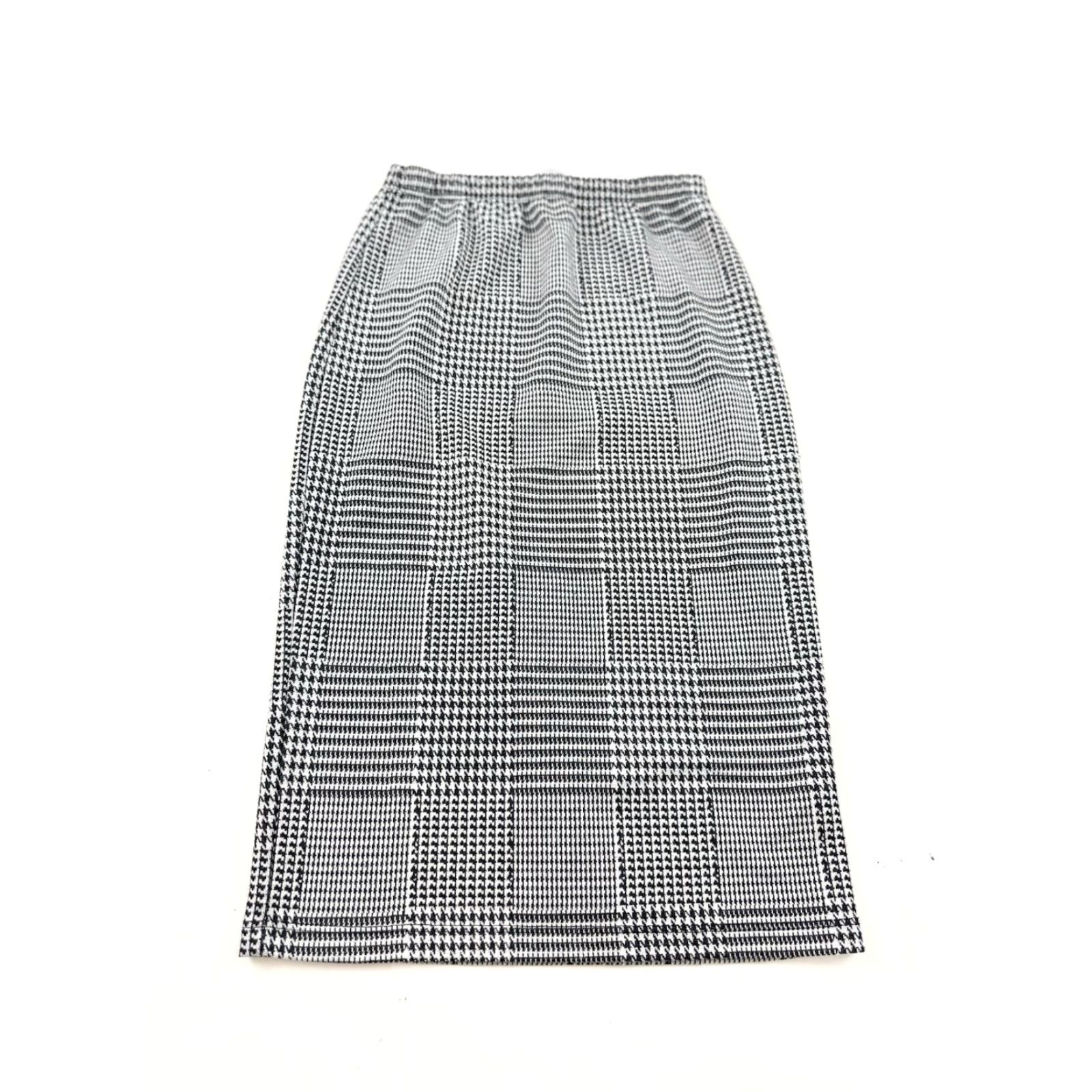 Vintage Olivia Rae New York Skirt Women’s S Small Black White Houndstooth Pencil Stretch Casual Party/Cocktail Travel Business 90s American Womens Size 28" / US 6 / IT 42 - 7 Thumbnail